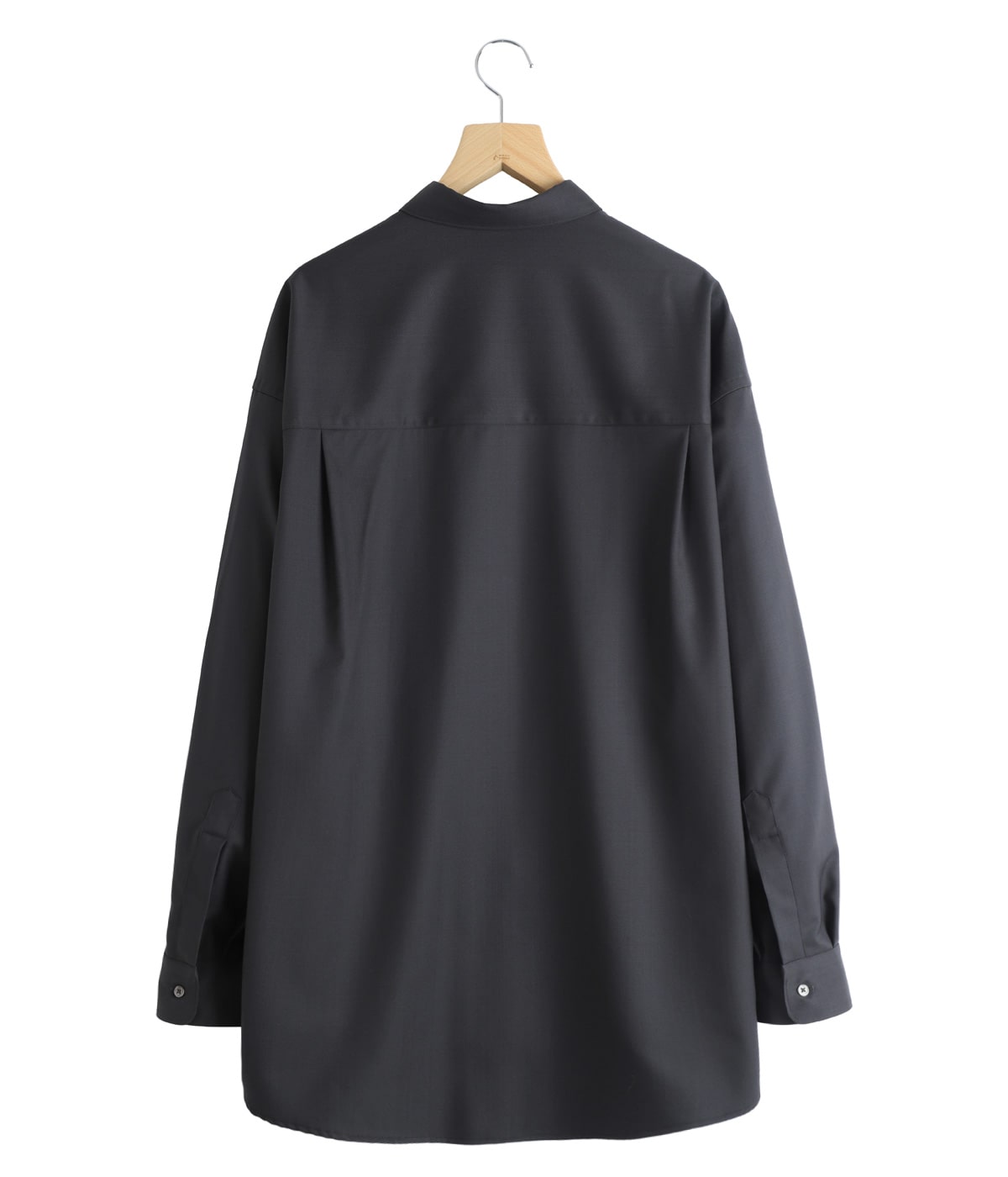 Extra Fine Wool L/S Oversized Regular Collar Shirt | Graphpaper