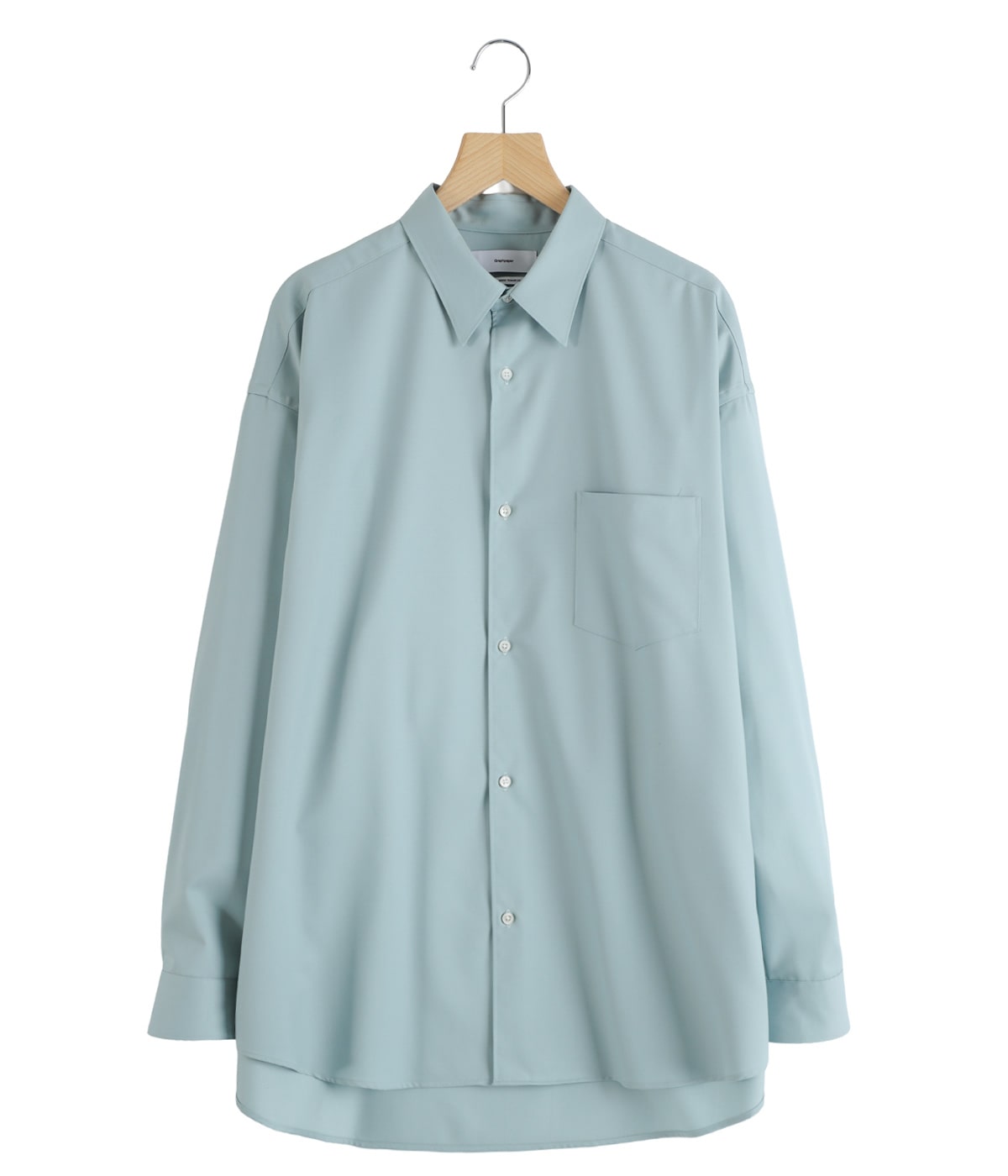 Extra Fine Wool L/S Oversized Regular Collar Shirt | Graphpaper