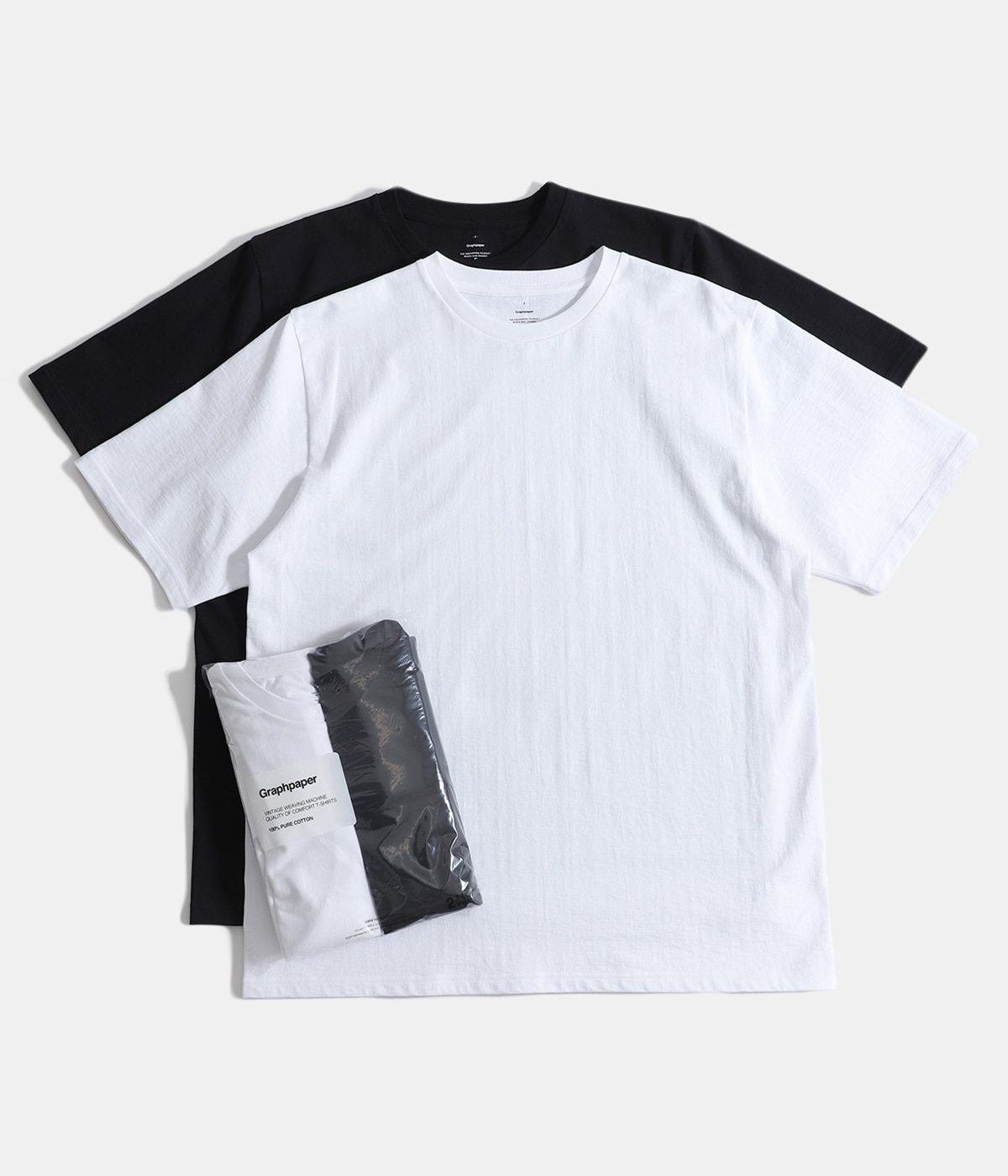 別注 2-Pack Crew Neck Tee（GU241-70101B-ARK） | Graphpaper