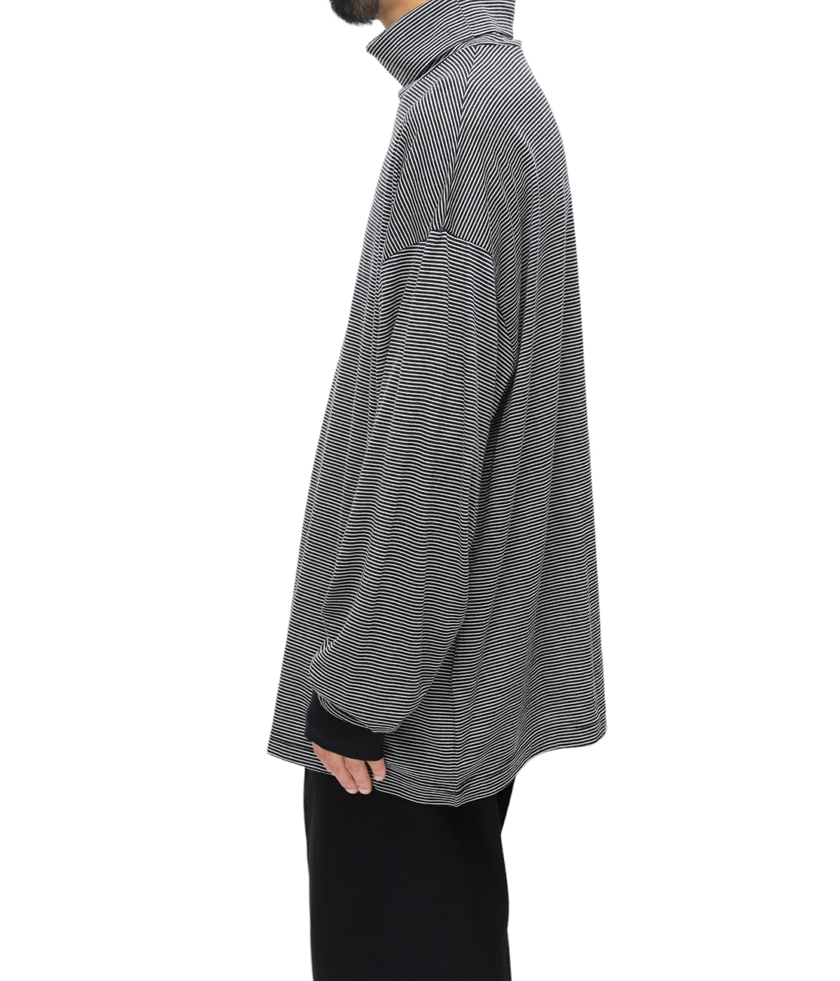 Graphpaper ボーダー 長袖カットソー サイズ1 Graphpaper (グラフペーパー) Fine Cotton Border L/S Tee