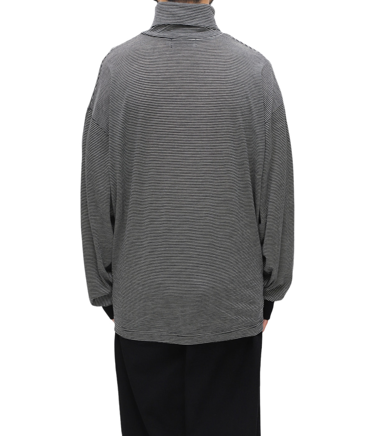 Wool Border L/S Turtle Neck Tee | Graphpaper(グラフペーパー