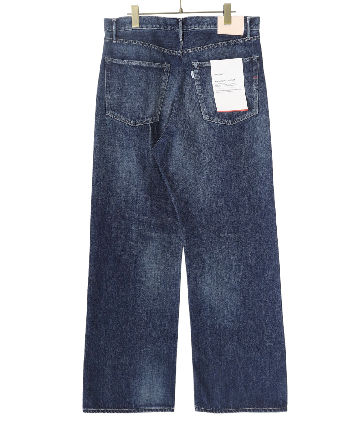 パンツ graphpaper Selvage Denim Tapered Pants 1 Selvage Denim Five Pocket Wide Straight Pants | Graphpaper