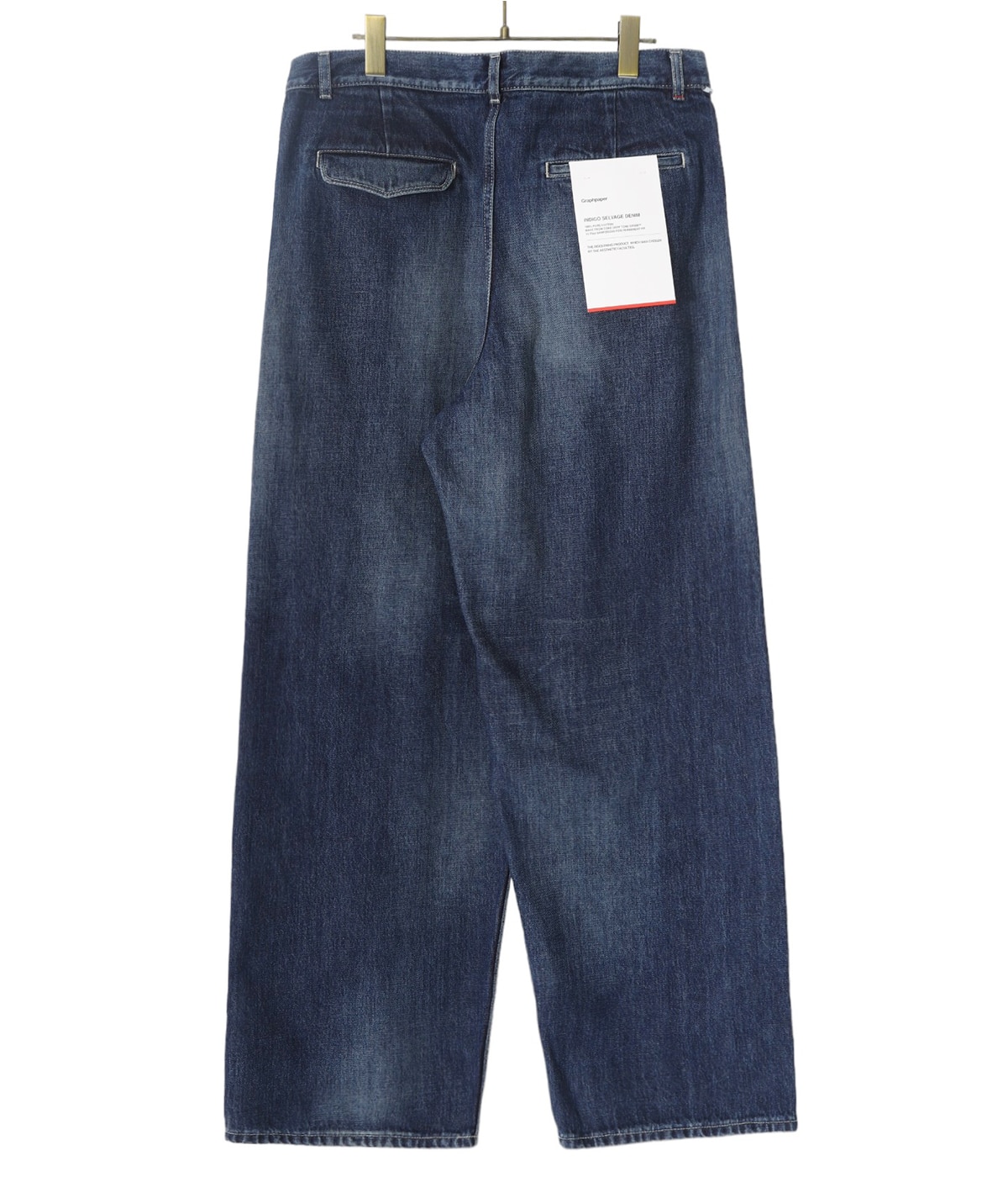 Selvage Denim Two Tuck Pants | Graphpaper(グラフペーパー