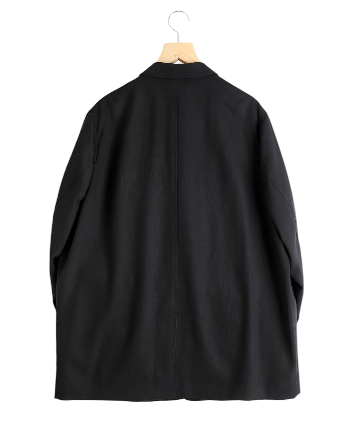 25SS 未使用 グラフペーパー テーラードジャケット サイズ3 ブラック 黒 Techno Wool Nylon Compact Shoulder Jacket | Graphpaper