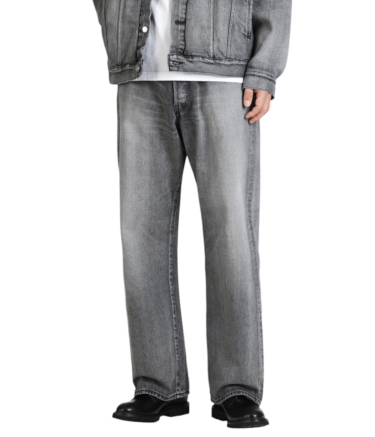 パンツ Graphpaper Salvage Denim Wide Straight Graphpaper Selvage Denim Five Pocket Wide Straight Pants