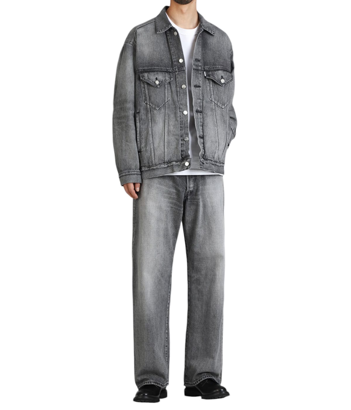 パンツ Graphpaper Salvage Denim Wide Straight Graphpaper Selvage Denim Five Pocket Wide Straight Pants