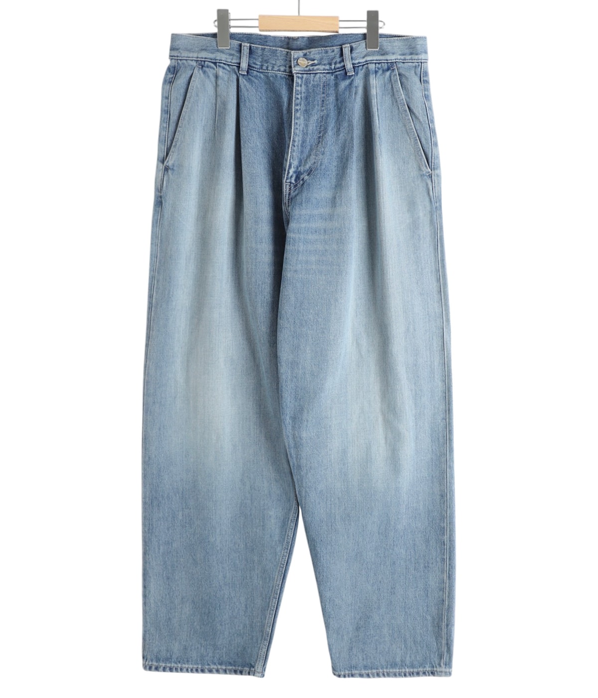 Selvage Denim Two Tuck Tapered Pants | Graphpaper(グラフ