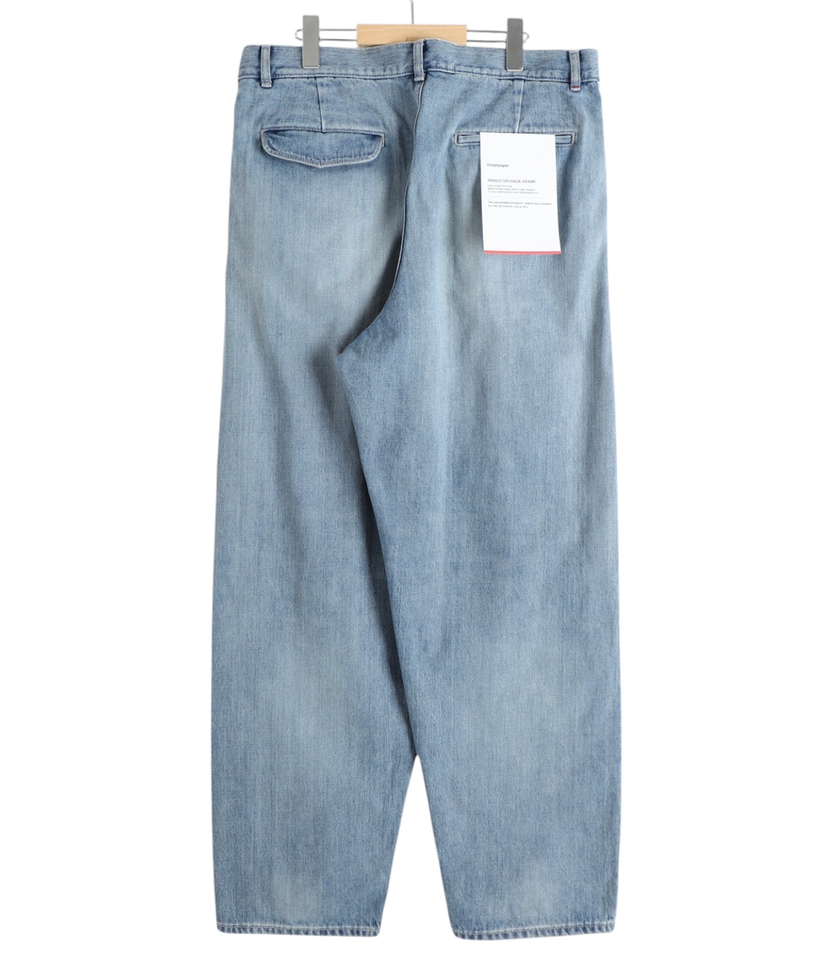 Selvage Denim Two Tuck Tapered Pants | Graphpaper(グラフ