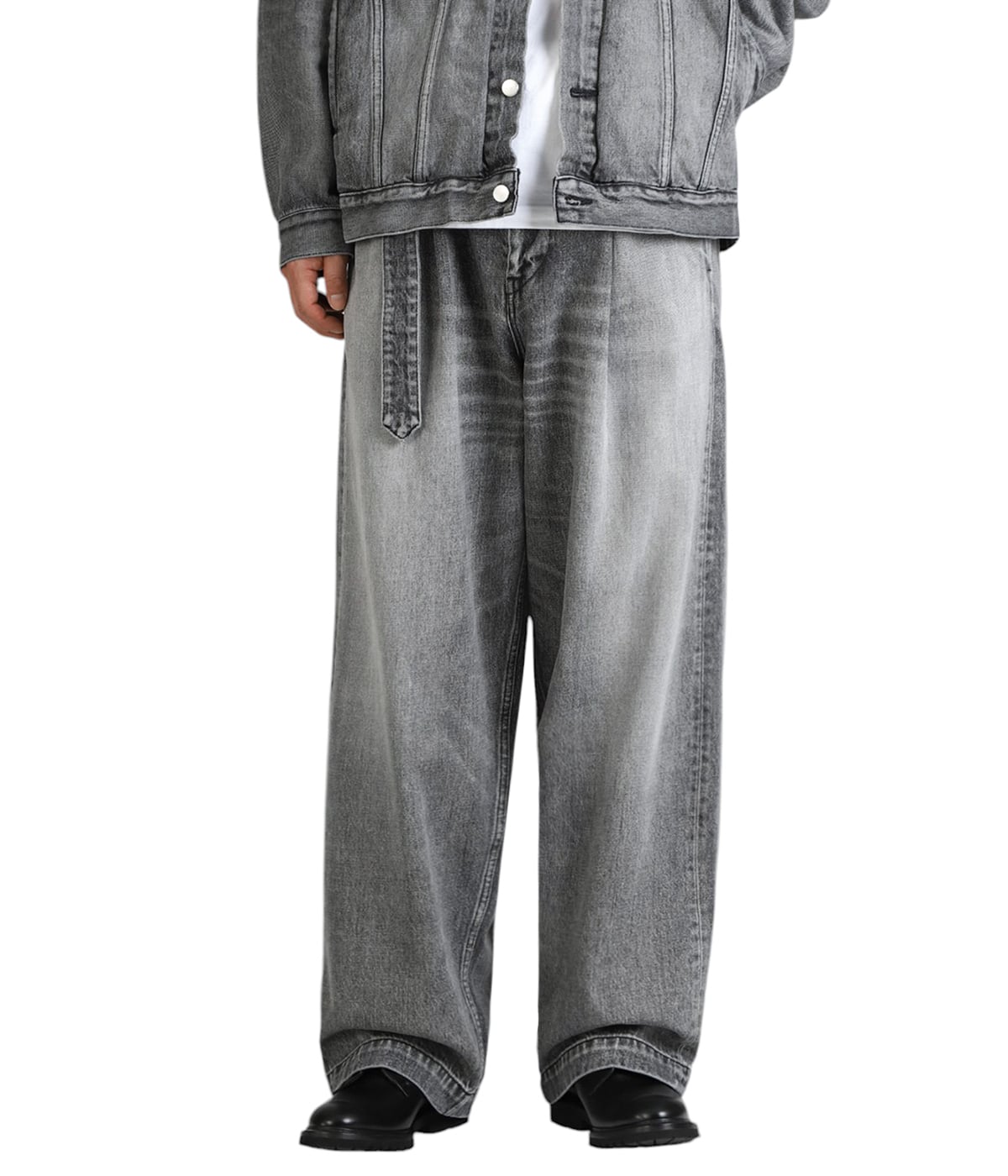 Selvage Denim Belted Pants | Graphpaper(グラフペーパー