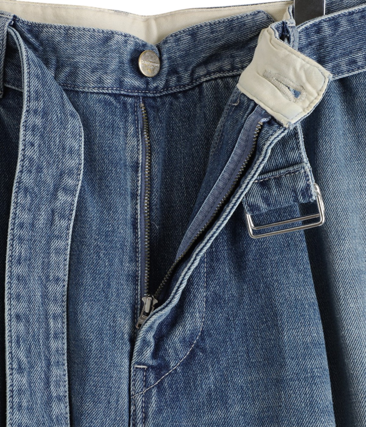 Selvage Denim Belted Pants | Graphpaper(グラフペーパー