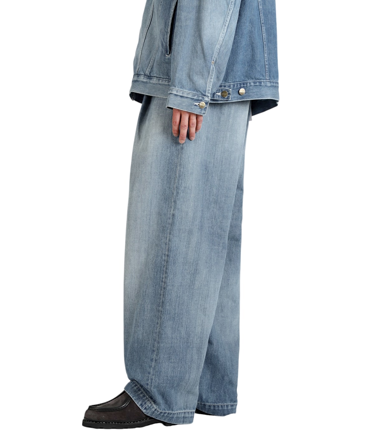 Selvage Denim Belted Pants | Graphpaper(グラフペーパー