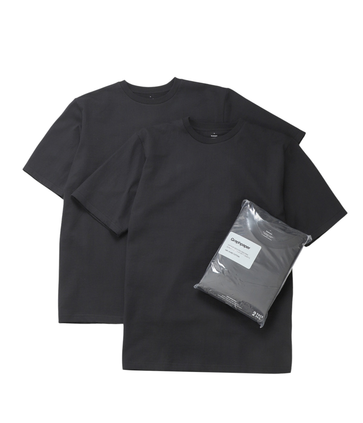 グラフペーパー　Tシャツ　サイズ3 2枚セット Graphpaper（グラフペーパー）パックT サイズ選び / スタッフ