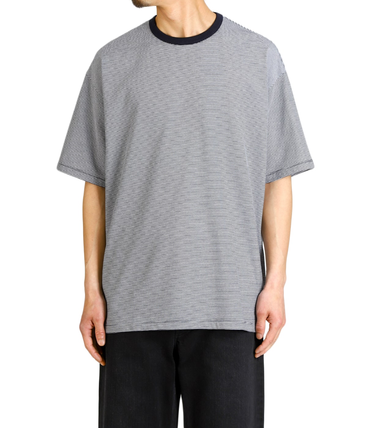 新品 グラフペーパー ボーダー Tシャツ サイズ2 Narrow Border S/S Tee | Graphpaper(グラフペーパー