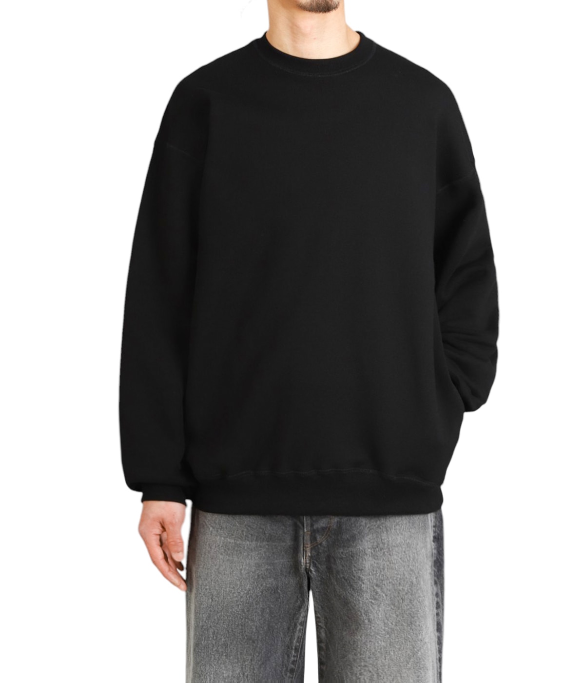Graphpaper AZUMA Terry Sweat Crew ブラック AZUMA Terry Crew Neck Sweat | Graphpaper(グラフペーパー