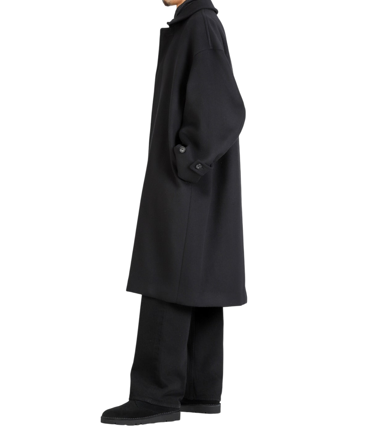 graphpaper メンズ コート Graphpaper (グラフペーパー) Wool Kersey Pea Coat / ウール