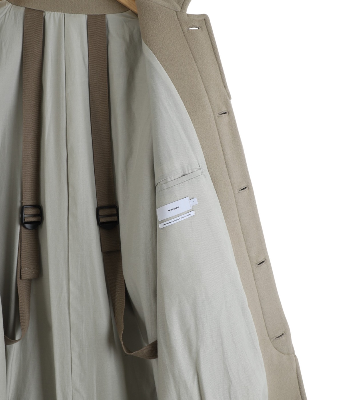 Light Melton Oversized Coat | Graphpaper(グラフペーパー