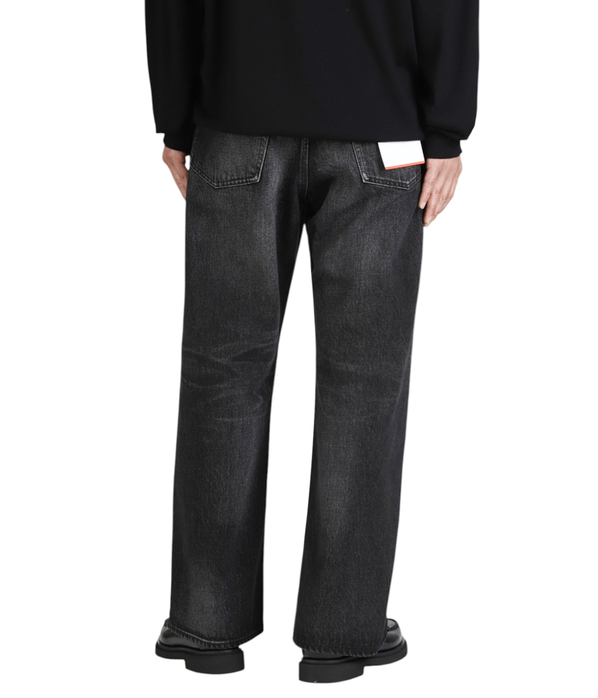 Selvage Denim Five Pocket Wide Straight Pants | Graphpaper