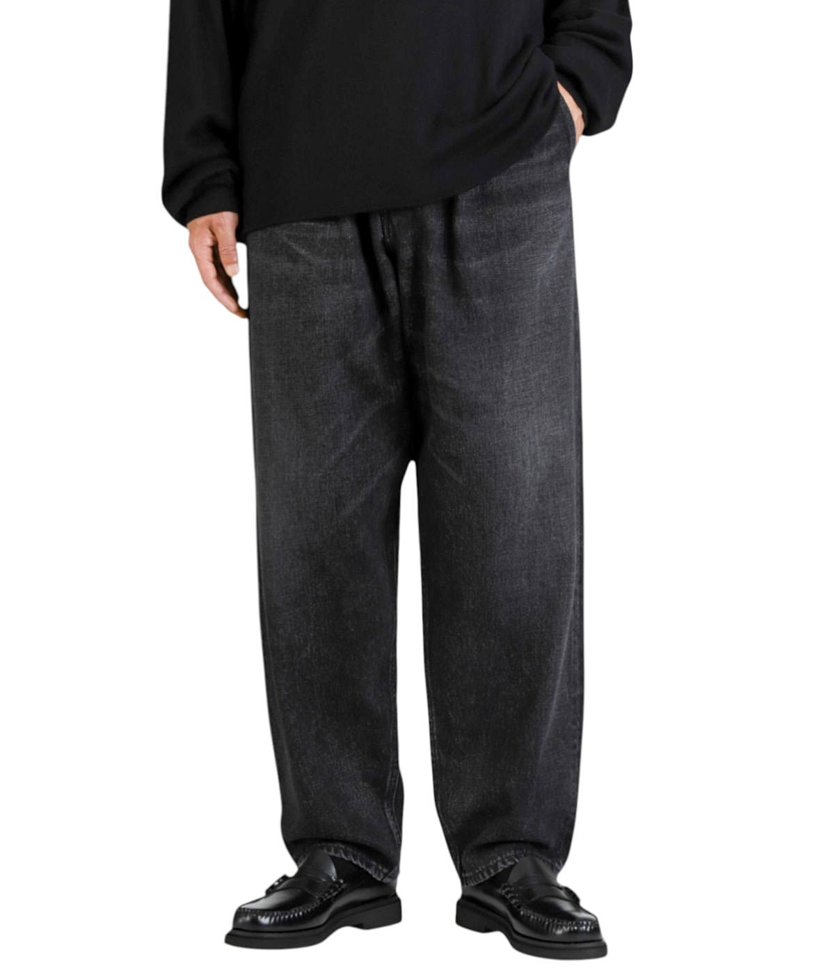 Graphpaper Two Tuck Tapered Pants サイズ2 Graphpaper Selvage Denim Two Tuck Tapered Pants - RIGID