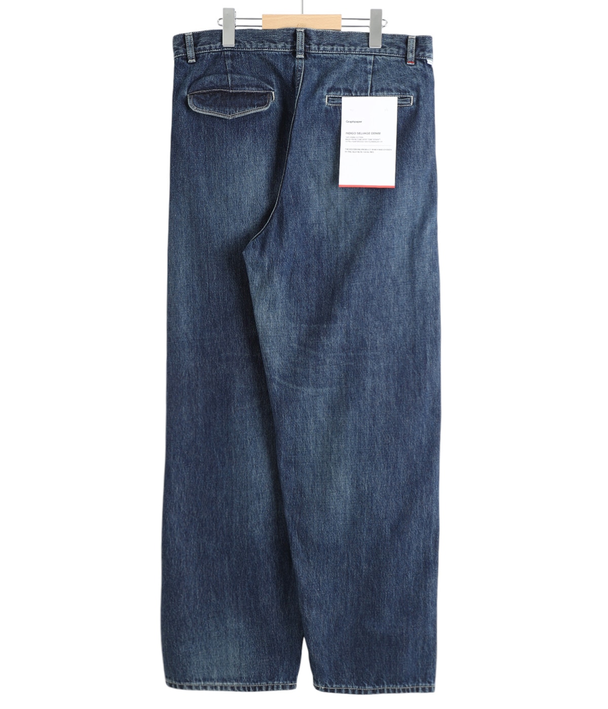 Selvage Denim Two Tuck Tapered Pants | Graphpaper(グラフ