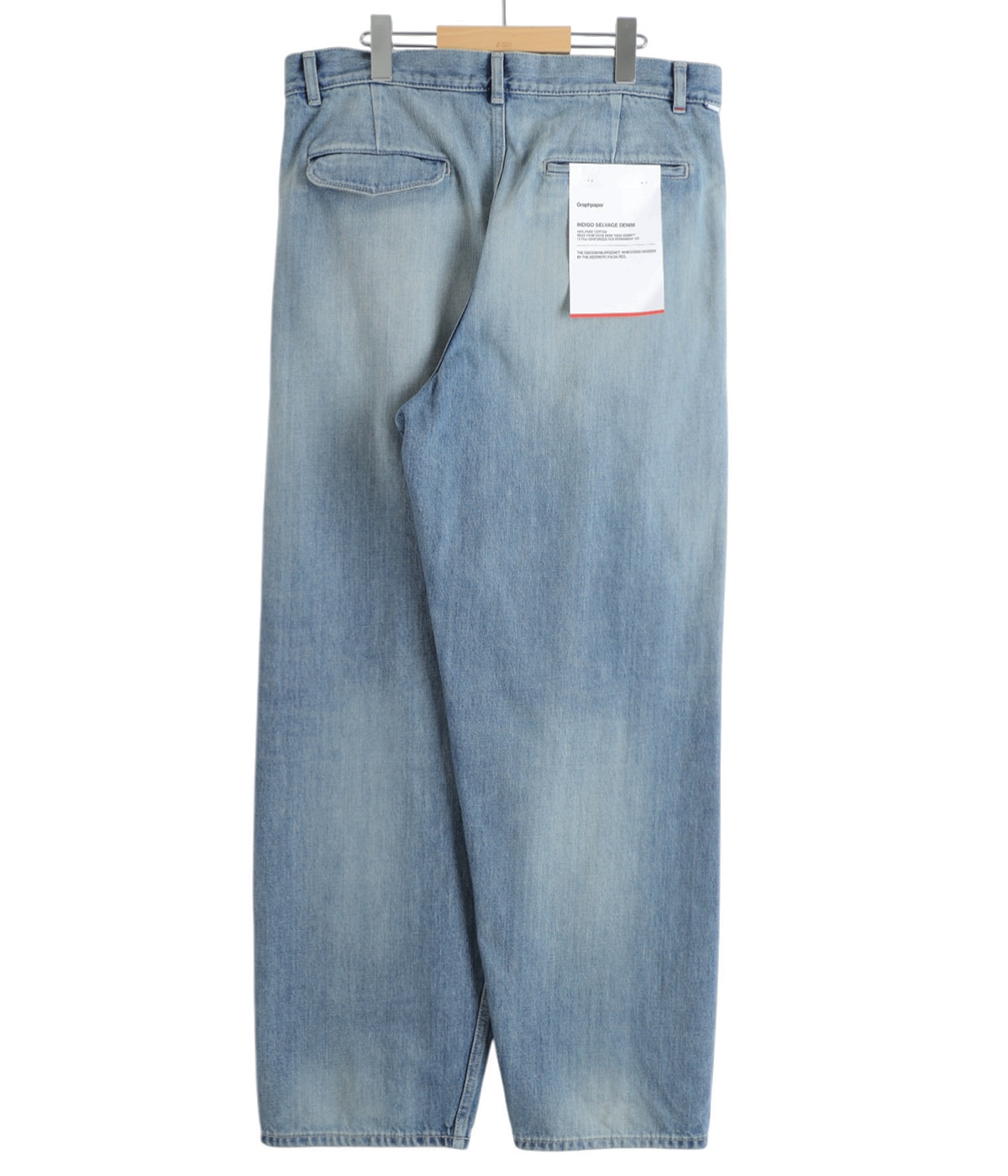 dlページ Selvage Denim Two Tuck Tapered Pants | Graphpaper(グラフ