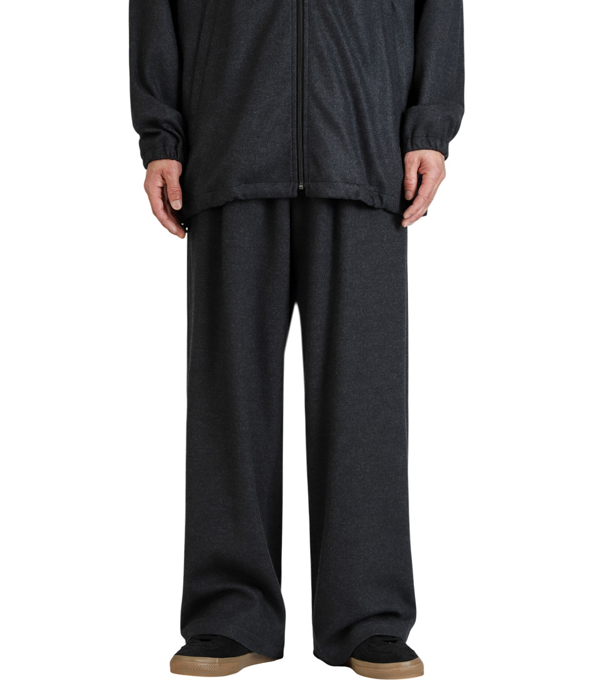 Wool Smooth Flannel Easy Wide Pants | Graphpaper(グラフ