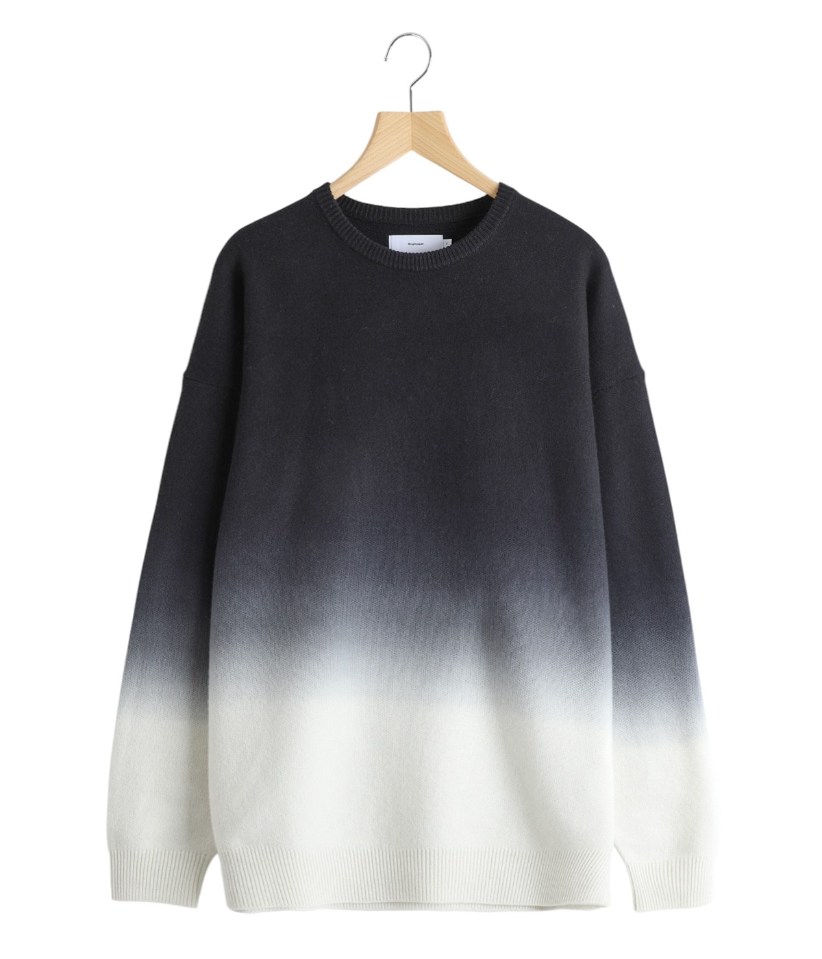Kazu ページ Gradient Dyed Wool Crew Neck Knit | Graphpaper(グラフ