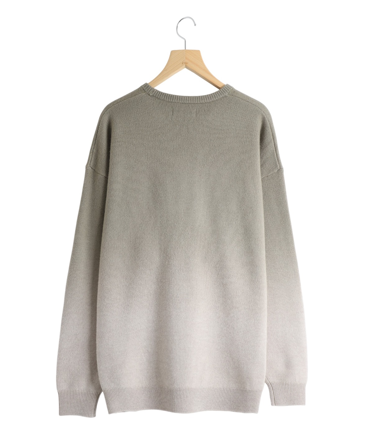 Gradient Dyed Wool Crew Neck Knit | Graphpaper(グラフ