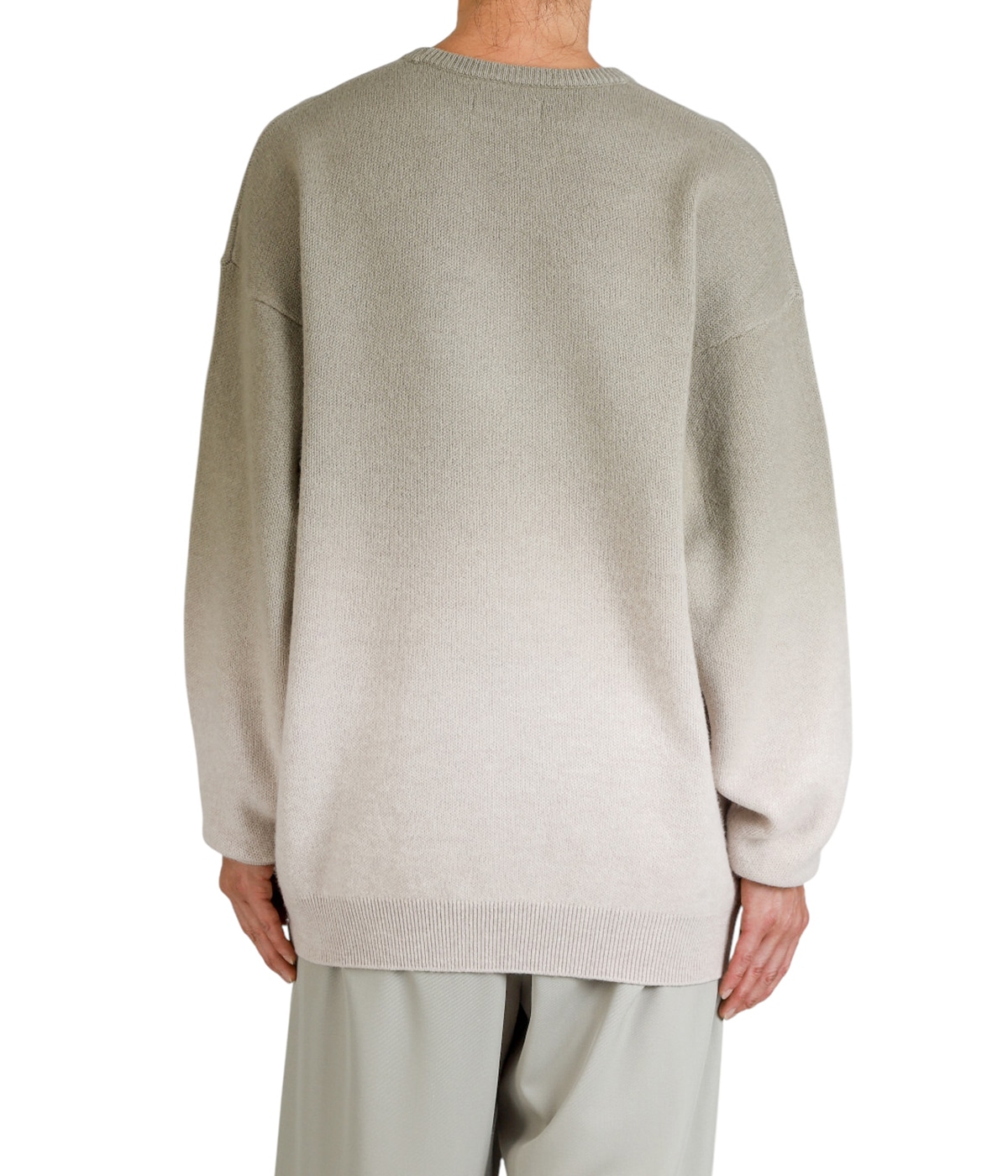 Gradient Dyed Wool Crew Neck Knit | Graphpaper(グラフ