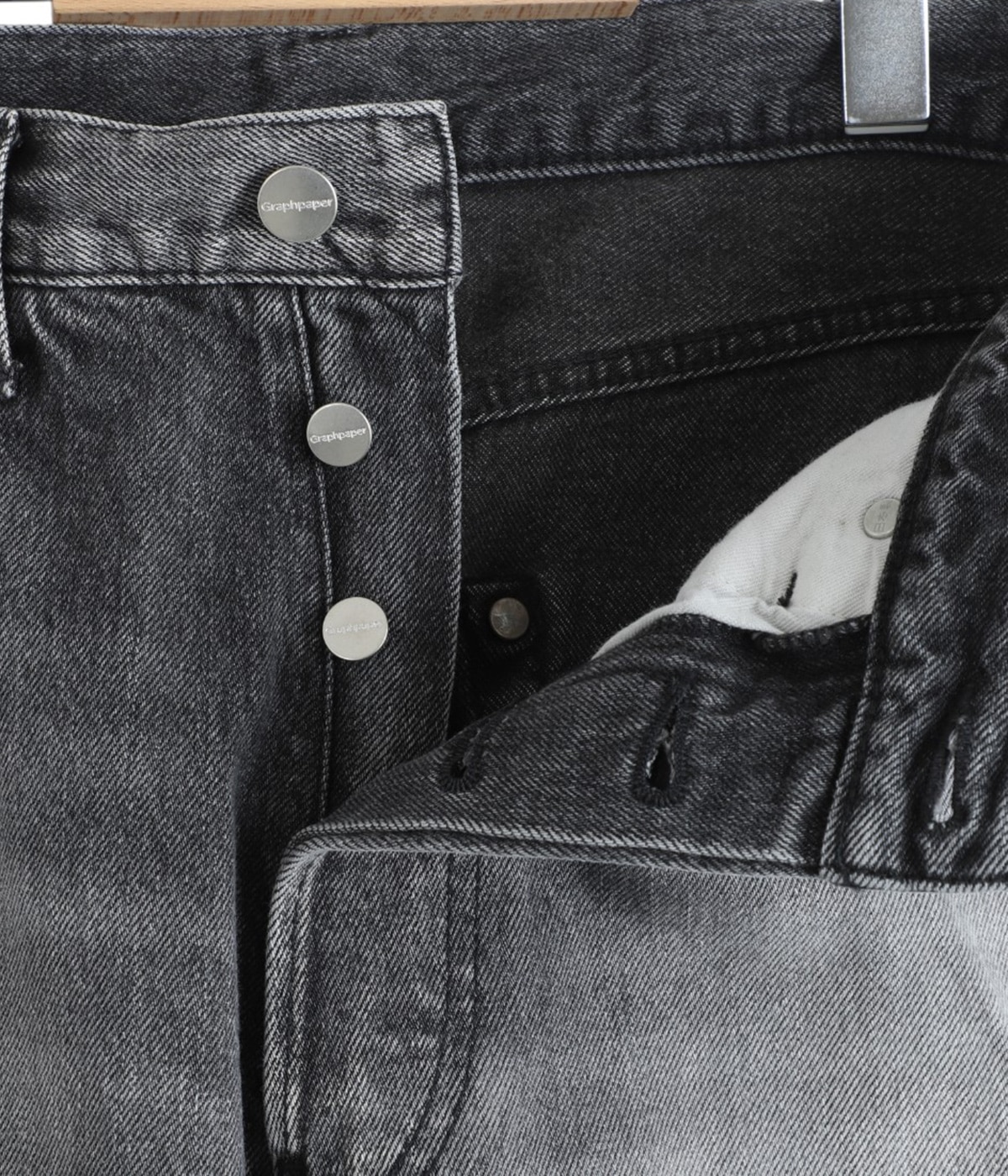 Selvage Denim Five Pocket Wide Straight Pants | Graphpaper(グラフ