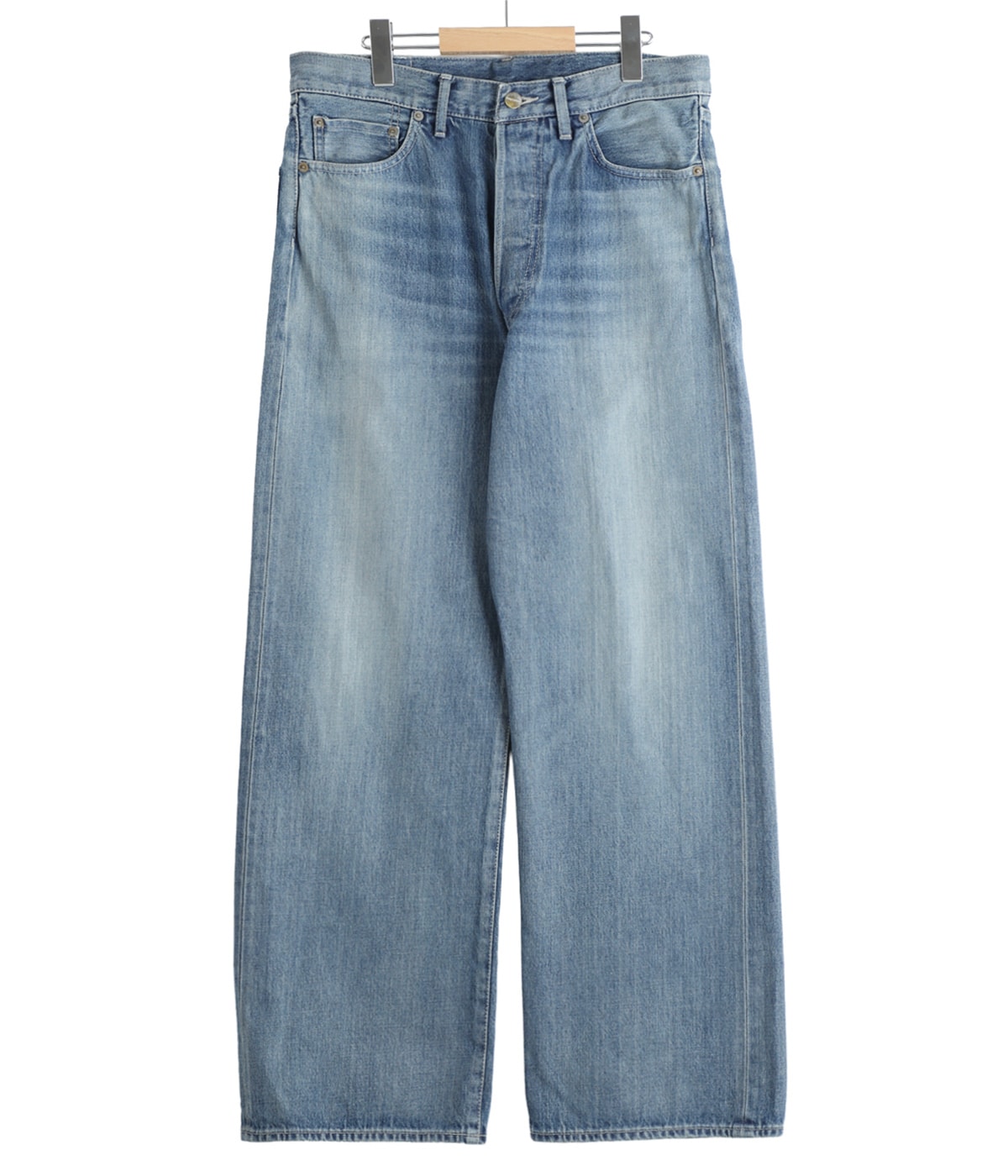 Selvage Denim Five Pocket Wide Straight Pants | Graphpaper(グラフ