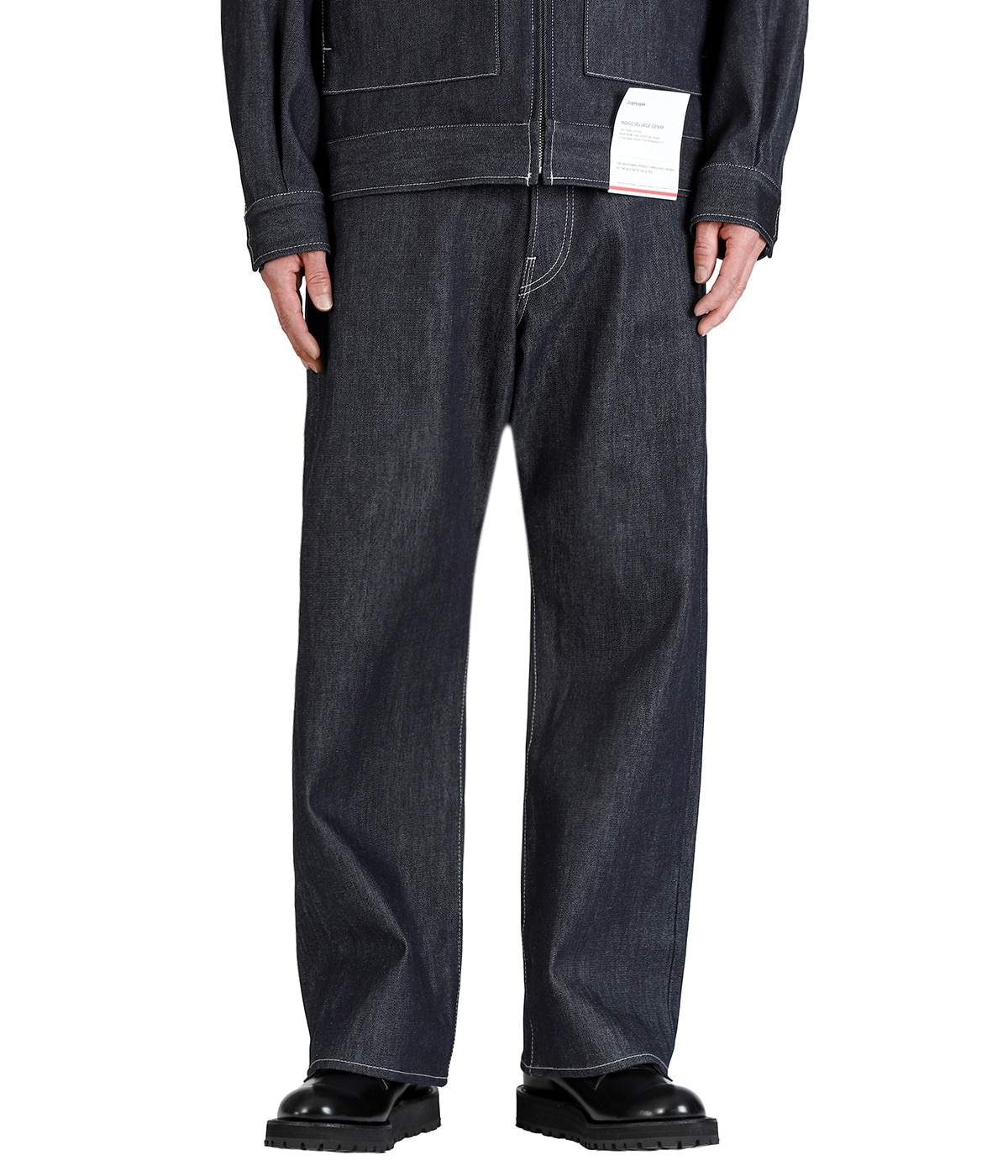 Selvage Denim Five Pocket Wide Straight Pants | Graphpaper(グラフ