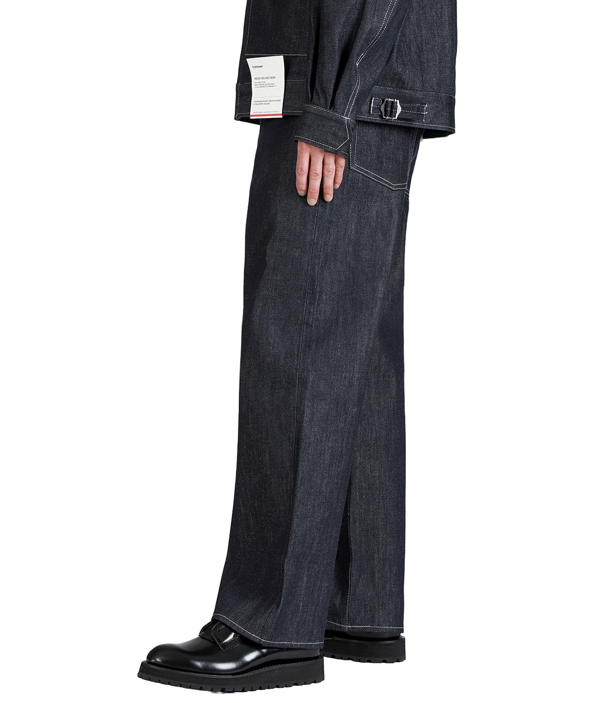 Selvage Denim Five Pocket Wide Straight Pants | Graphpaper(グラフ