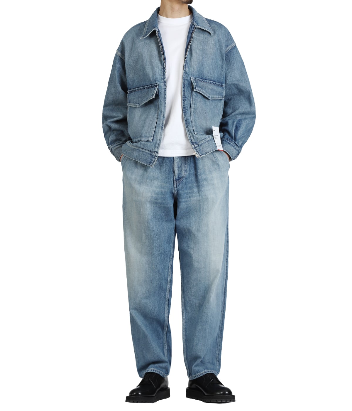 Selvage Denim Two Tuck Tapered Pants | Graphpaper(グラフペーパー