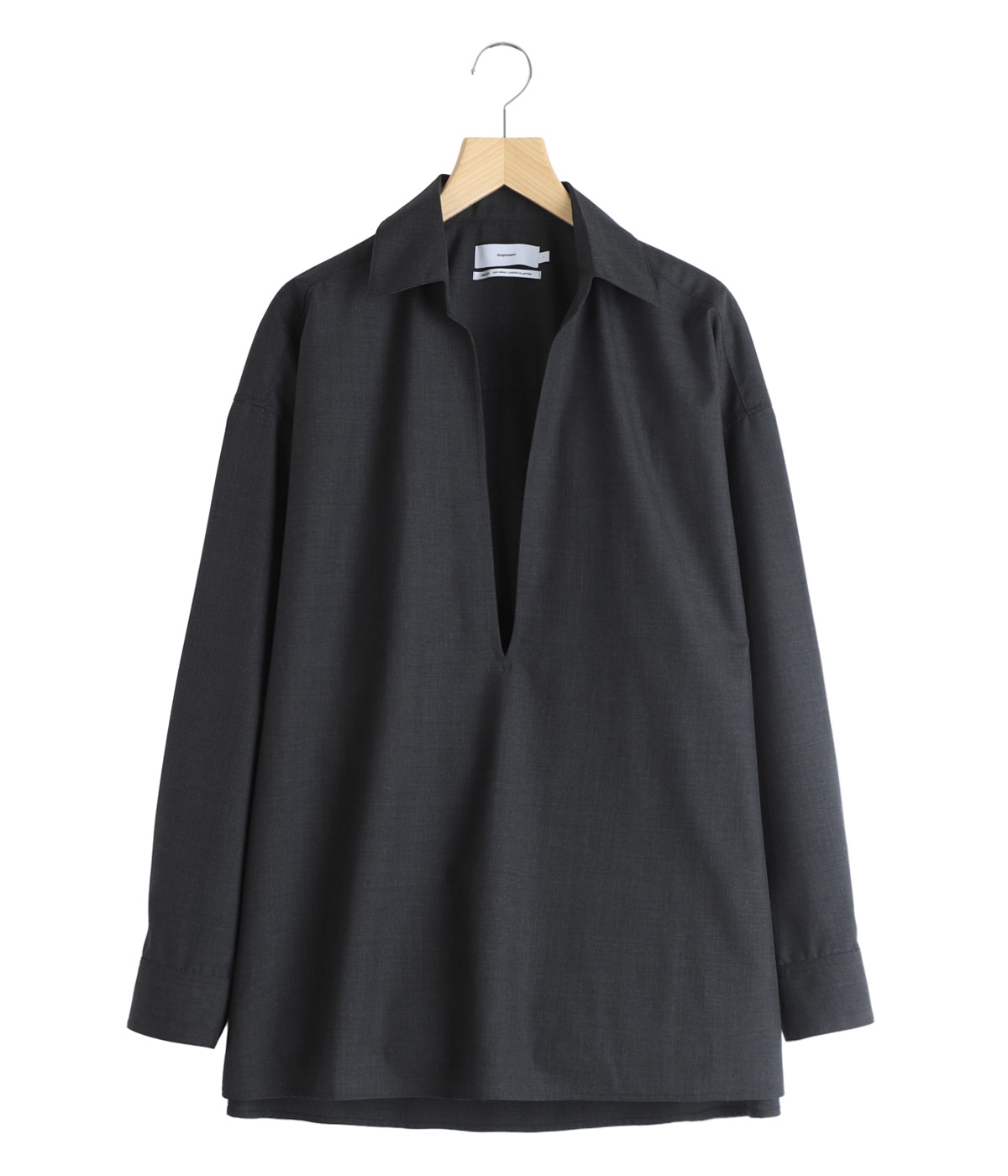 Fine Wool Heather L/S Skipper Shirt | Graphpaper(グラフペーパー