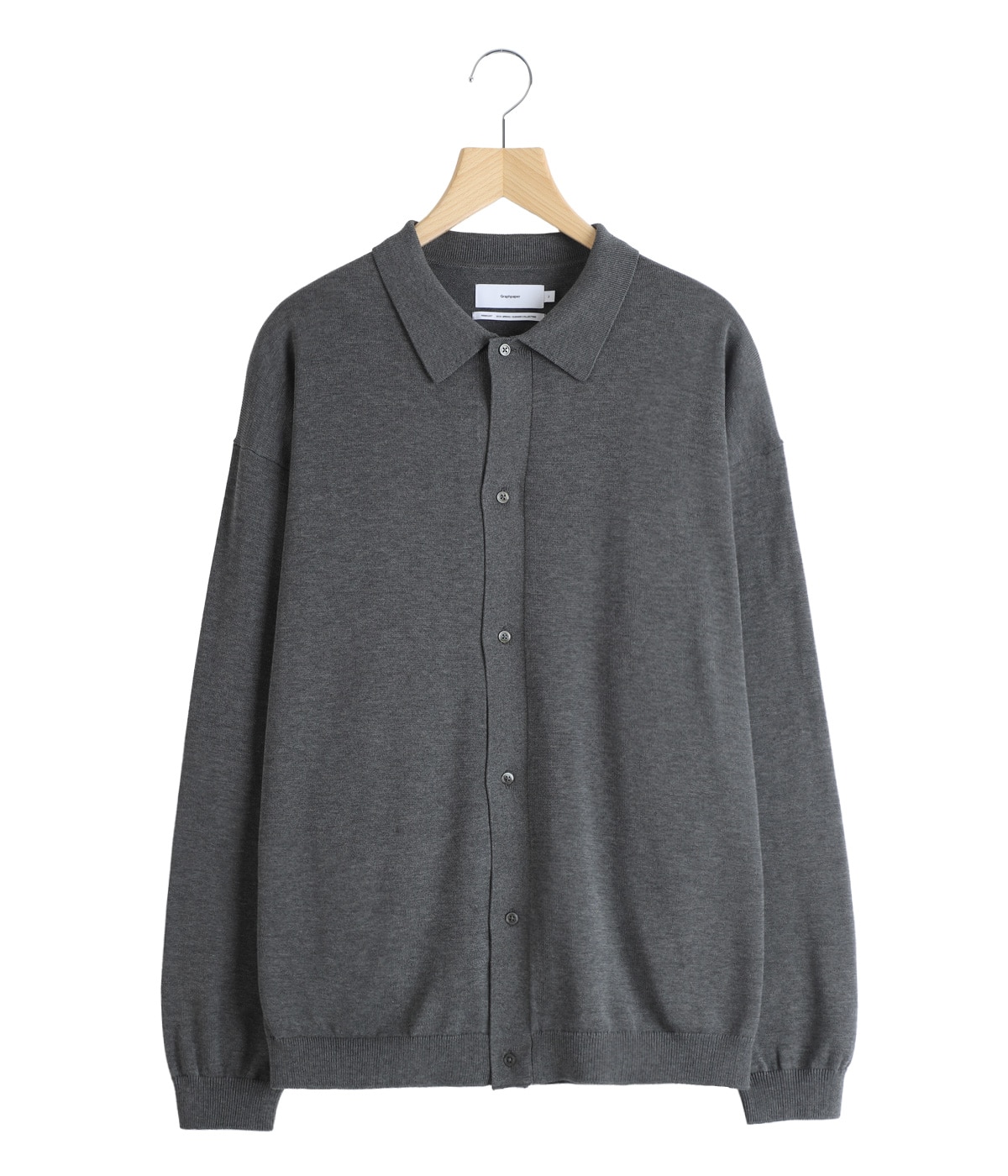 Suvin High Gauge Knit Oversized L/S Shirts | Graphpaper(グラフ