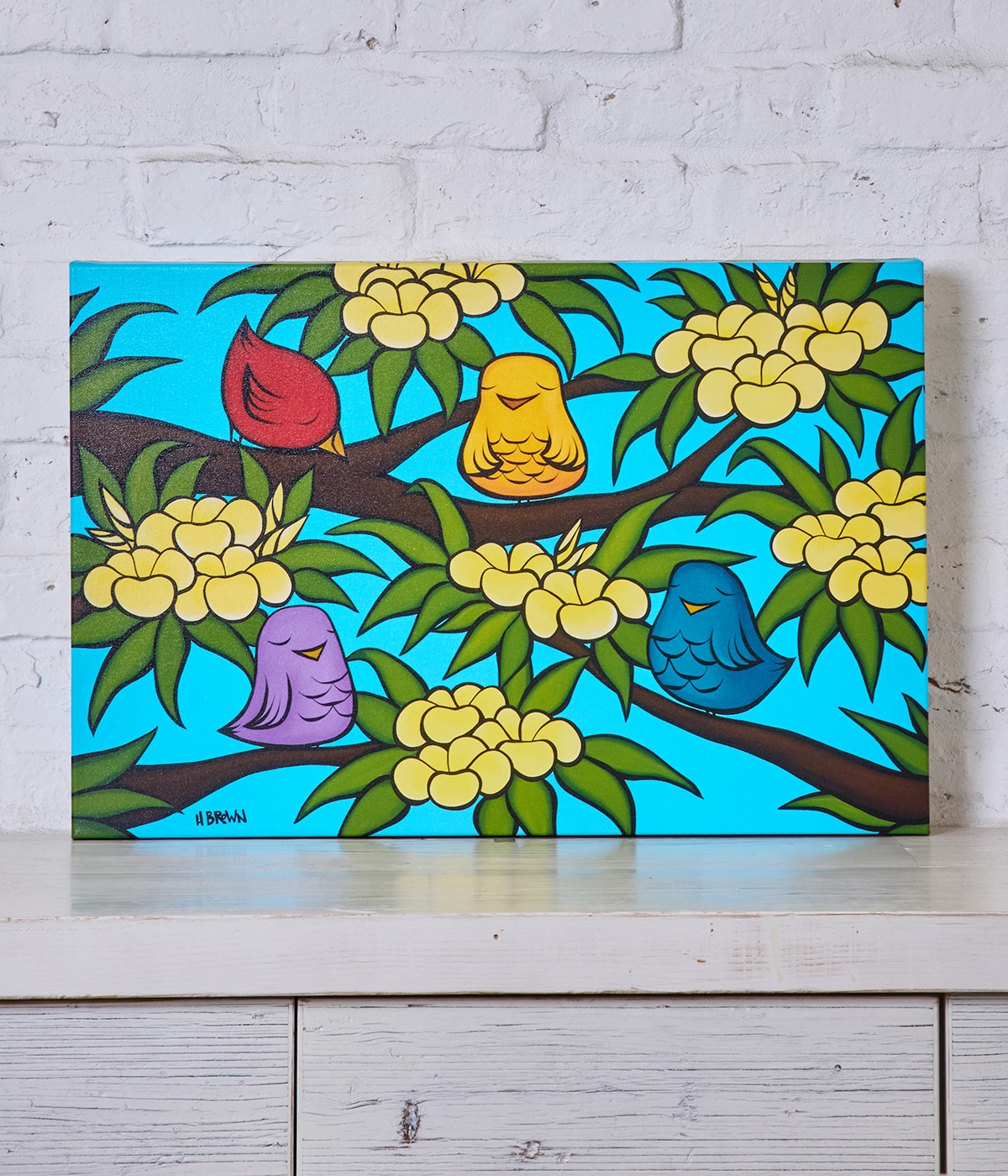 Giclee 16x24 BIRD 'OHANASN | Heather Brown(ヘザーブラウン