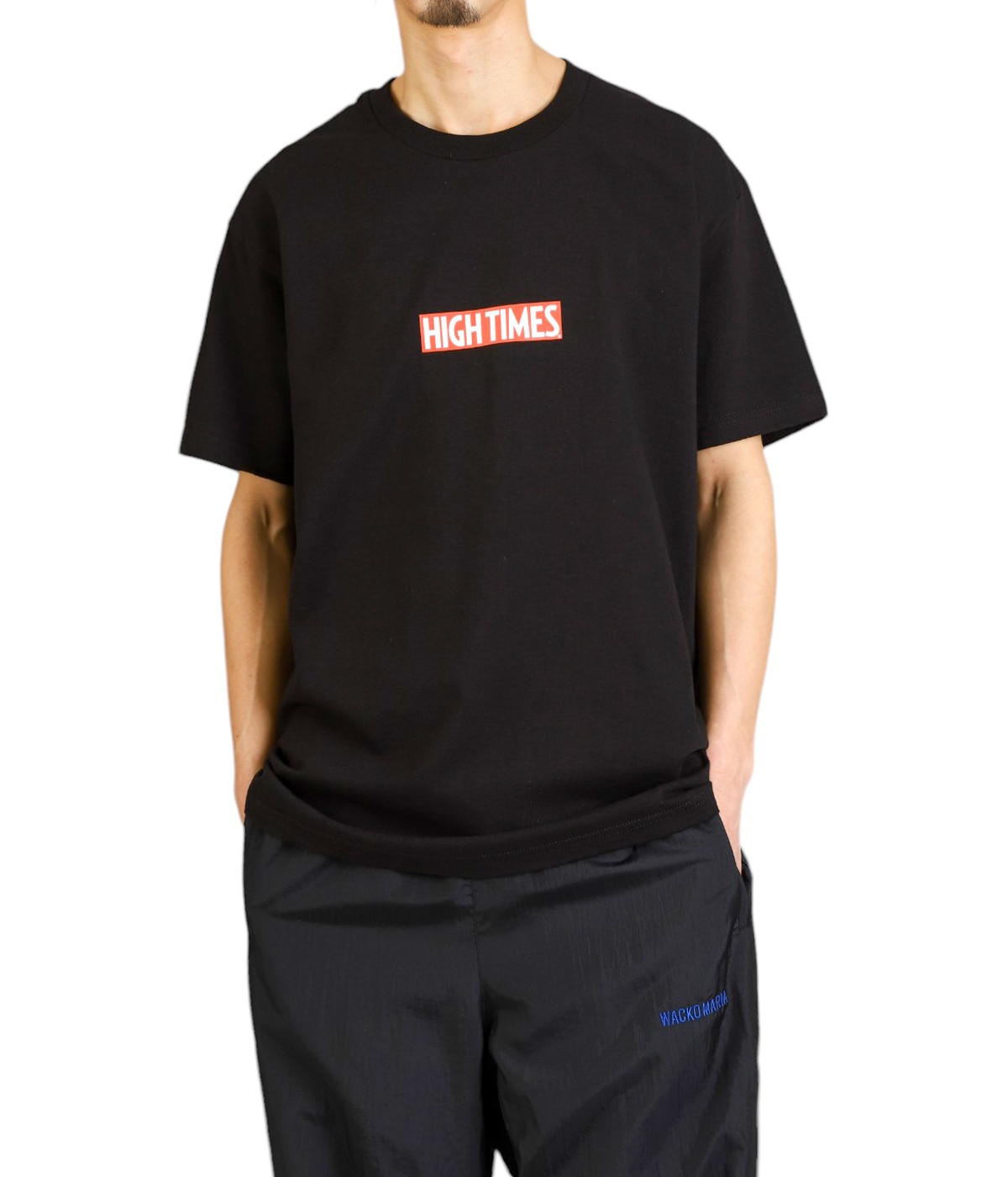 【カレッジロゴ】WACKOMARIA ワコマリア グラフィックTシャツ 舐達麻/ハイタイムズ 50'sシャツ NMD-HIGHTIMES-WM-OC01