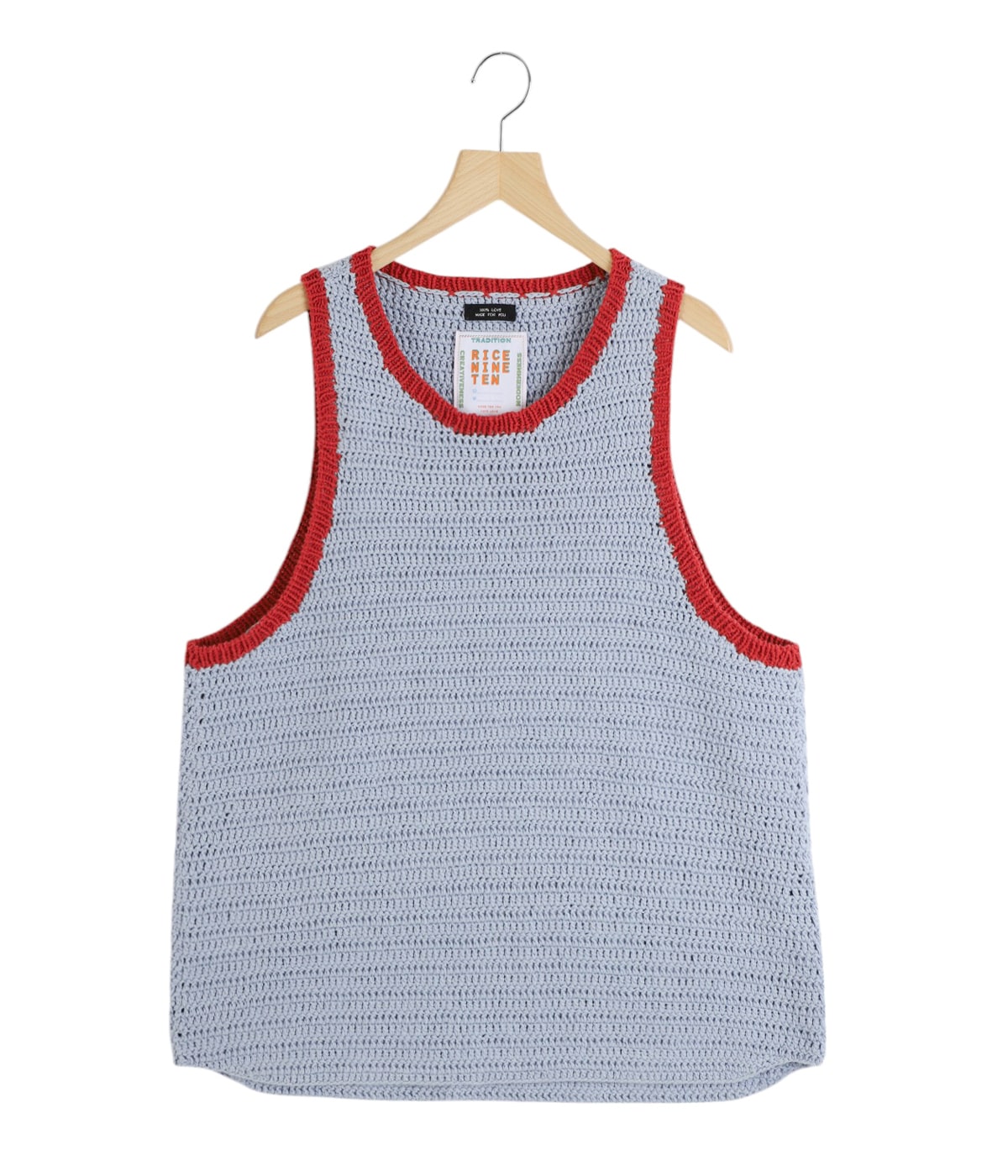 CROCHET TRIM TANK TOP