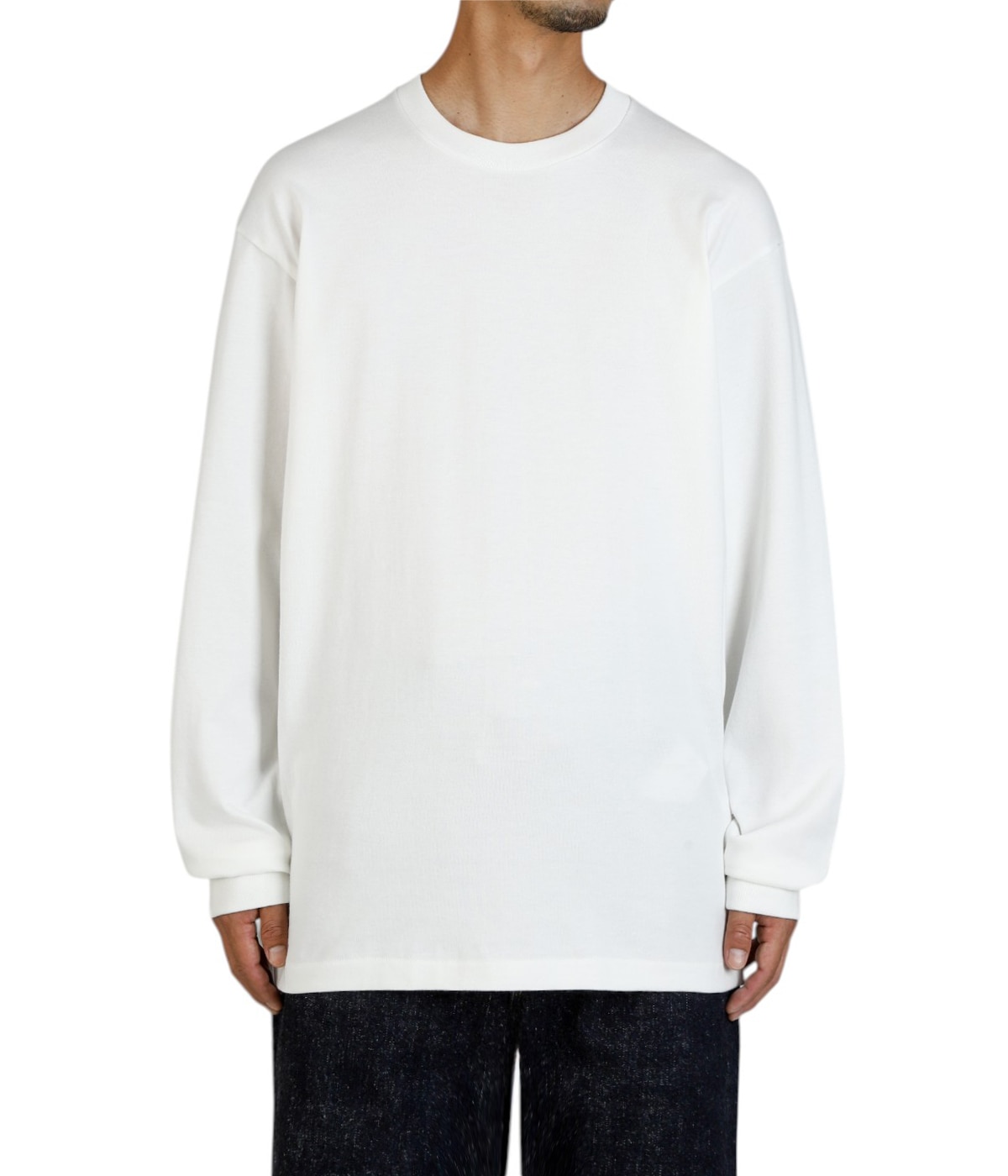 1P Hanes T-SHIRTS SHIRO クルーネックロングスリーブTシャツ | Hanes