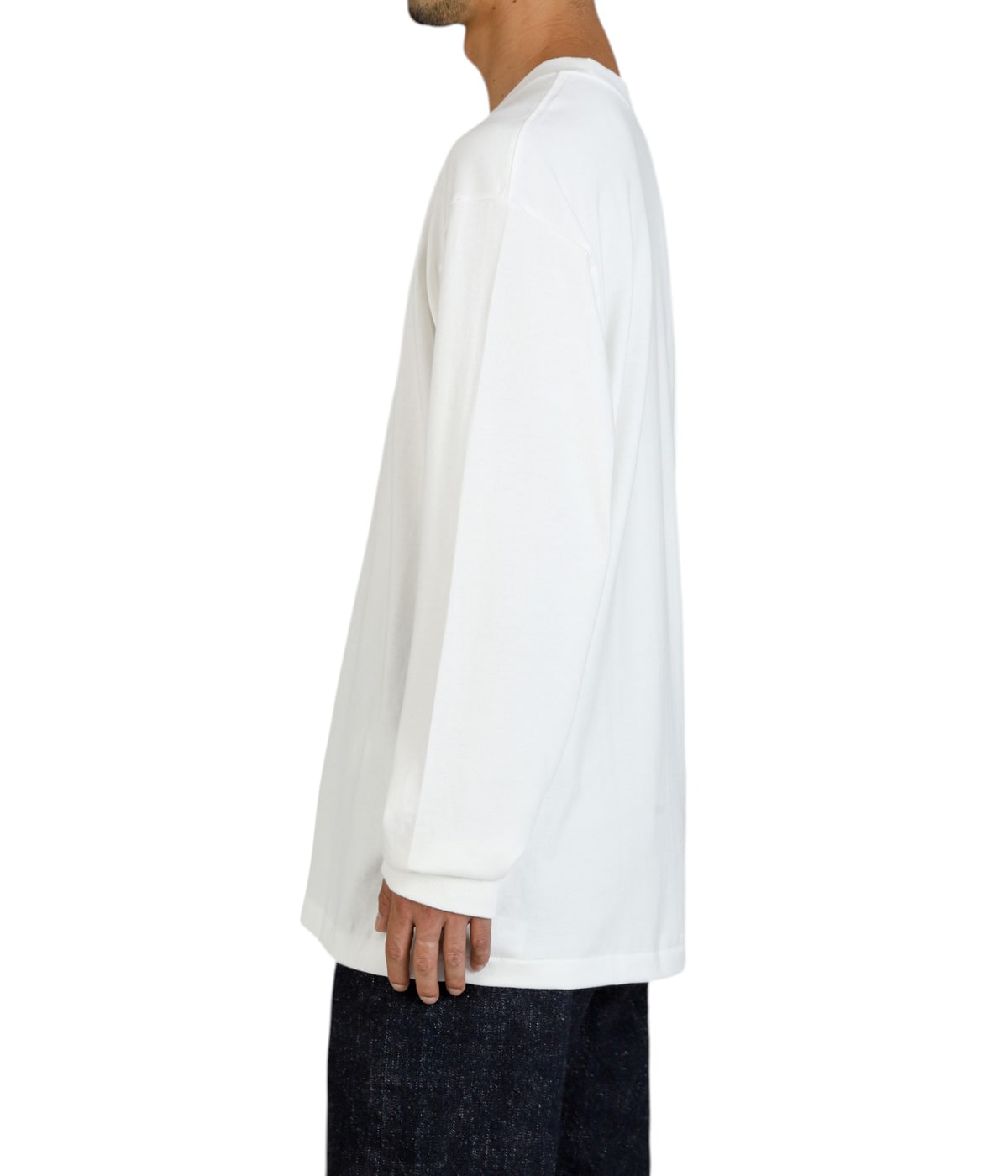 1P Hanes T-SHIRTS SHIRO クルーネックロングスリーブTシャツ | Hanes