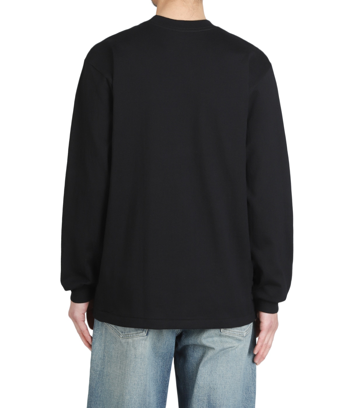 1P Hanes T-SHIRTS KURO クルーネックロングスリーブTシャツ | Hanes