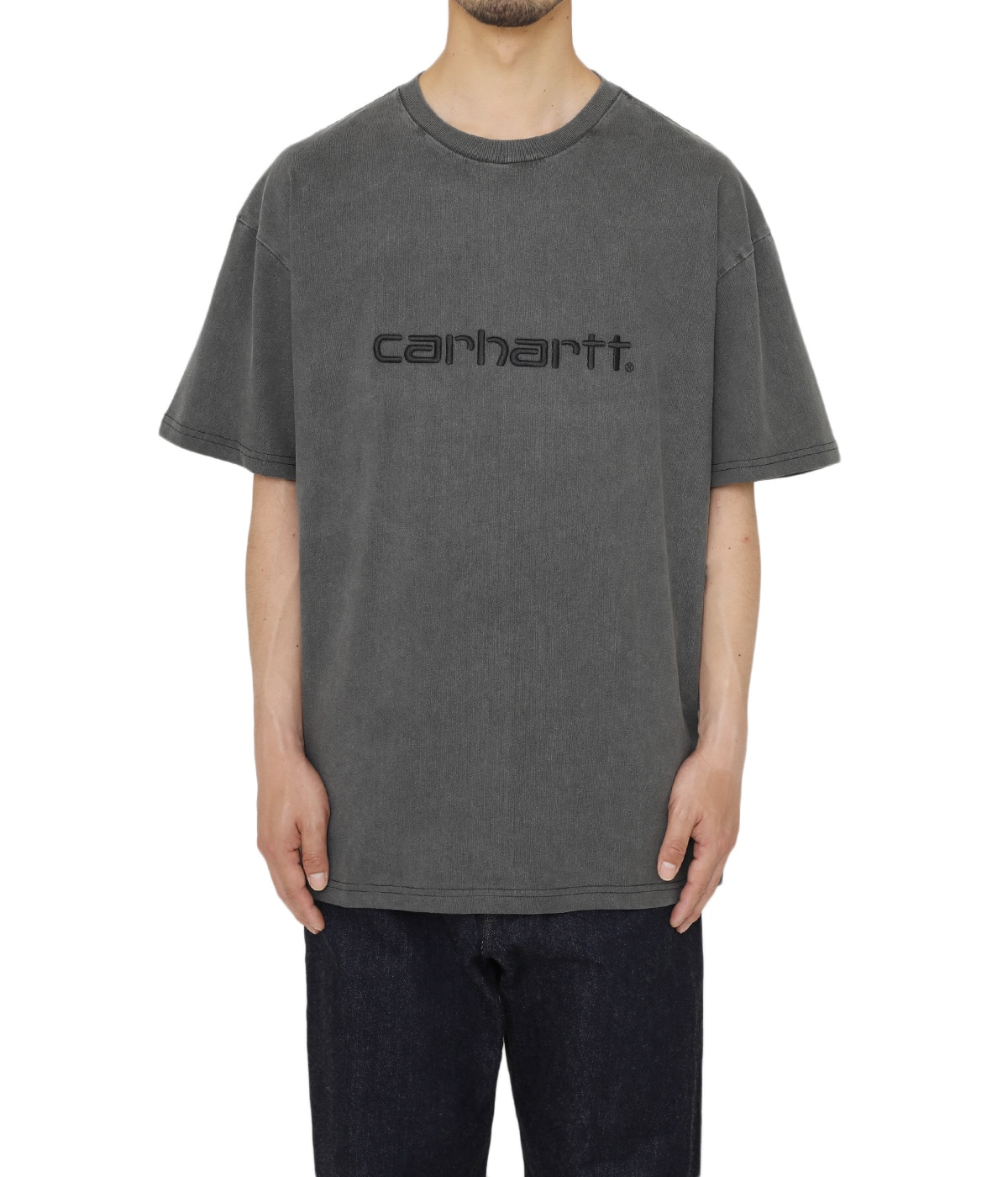 ★2024SS新作★CARHARTT★S/S DUSTER T-SHIRT Carhartt WIP S/S Duster T-Shirt Black | The Sporting Lodge
