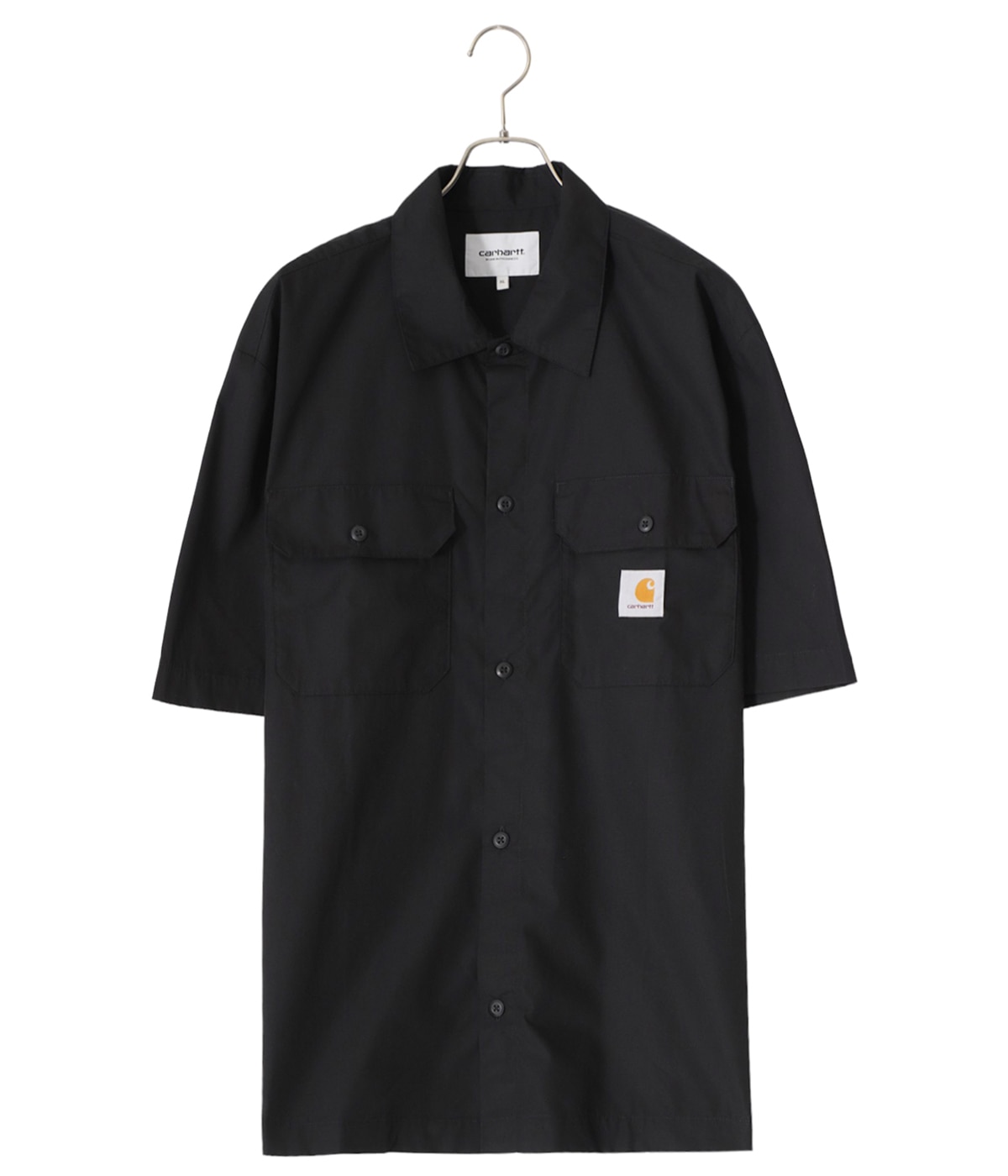Carhartt ブラック 半袖ワークシャツ CARHARTT WIP カーハート ワークインプログレス S/S HARTT' S