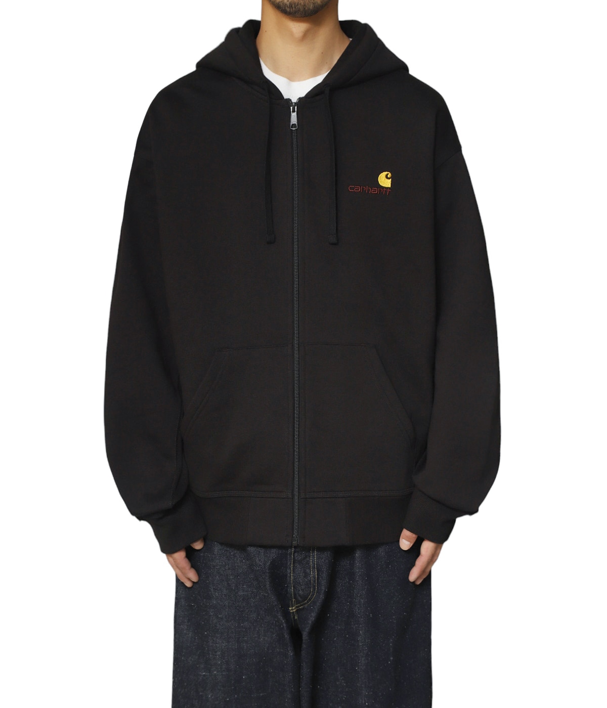 ★ドイツ発*carhartt WIP*新作*American Script ZIPフーディ/H★ ☆ドイツ発*carhartt WIP*新作*American Script ZIPフーディ/T