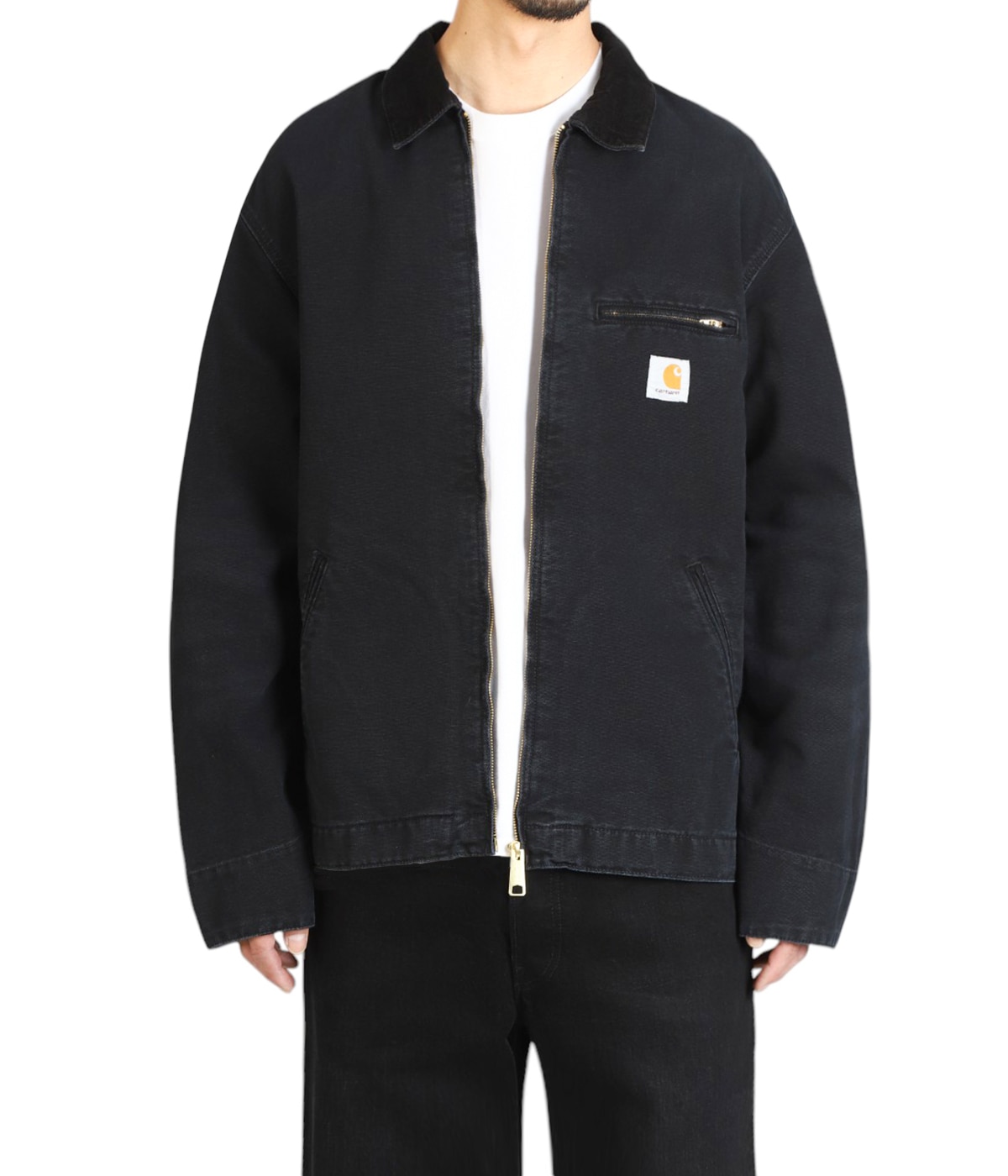 カーハート　ナイロンジャケット　ブルゾンコート　ブラック黒 　XL　ジャンバー Carhartt/カーハート】フードナイロンブルゾン パーカー