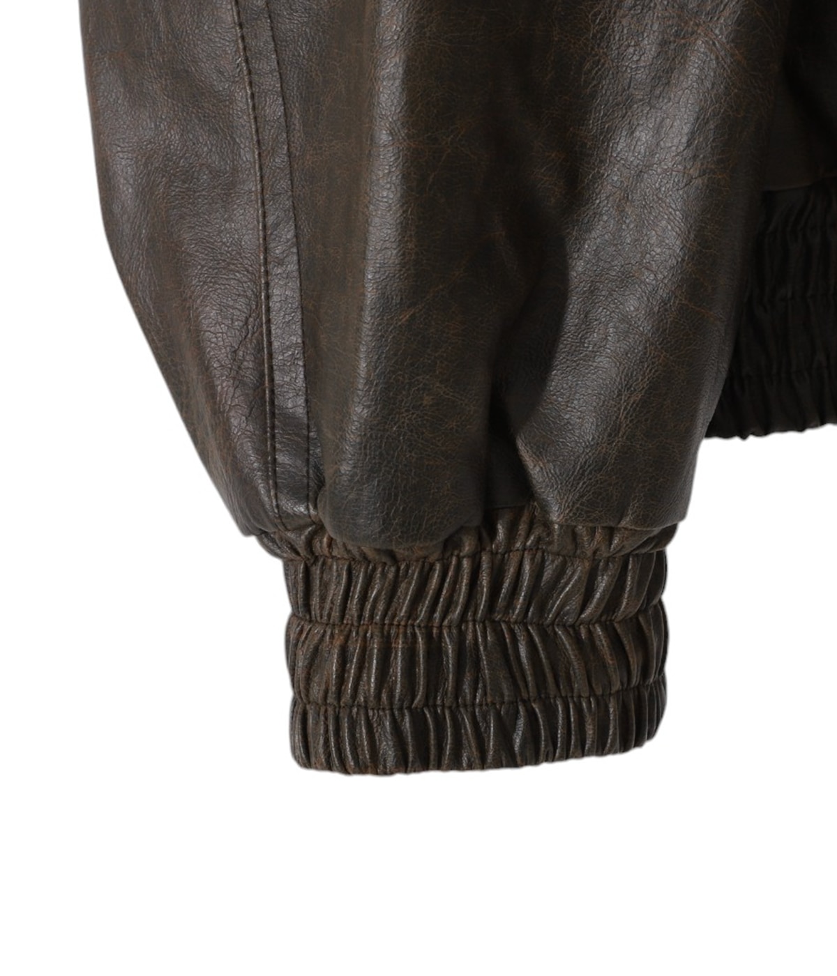 inscrire アンスクリア　24aw フェイクレザージャケットブルゾン INSCRIRE / アンスクリア】 FAKE LEATHER THREE POCKET BLOUSON