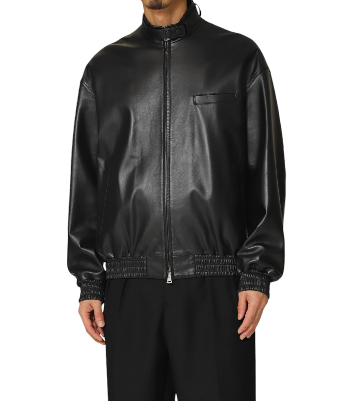 Sheep Leather Three Pocket Blouson | INSCRIRE(アンスクリア