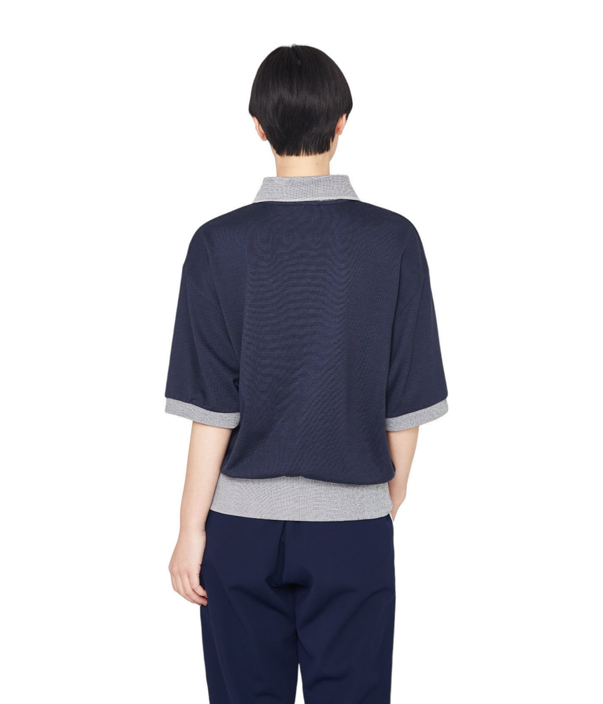 レディース】Half Zip Polo | INSCRIRE(アンスクリア