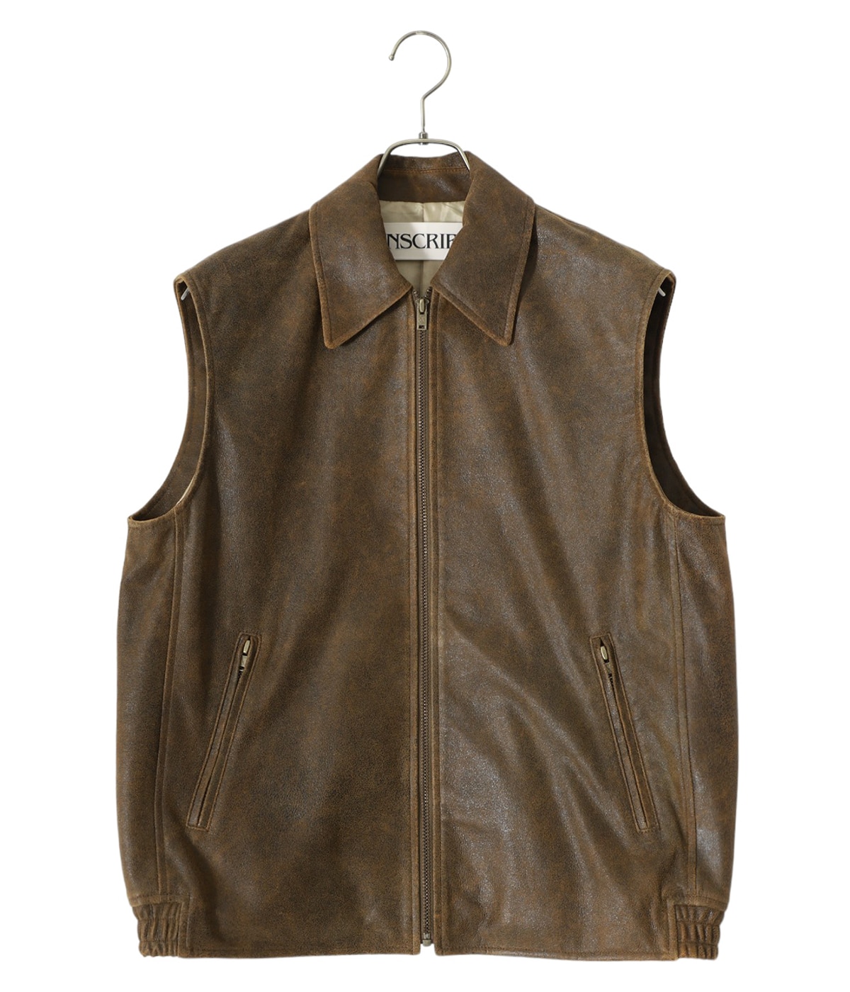 レディース】Leather Zip Blouson | INSCRIRE(アンスクリア