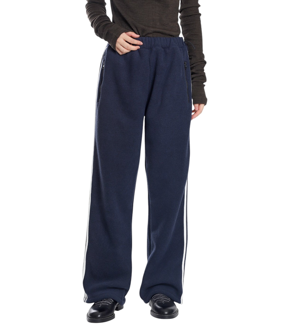 INSCRIRE 25SS スウェット セール】 【SHIPS any別注】THE KNiTS: ロゴ スウェット 25SS